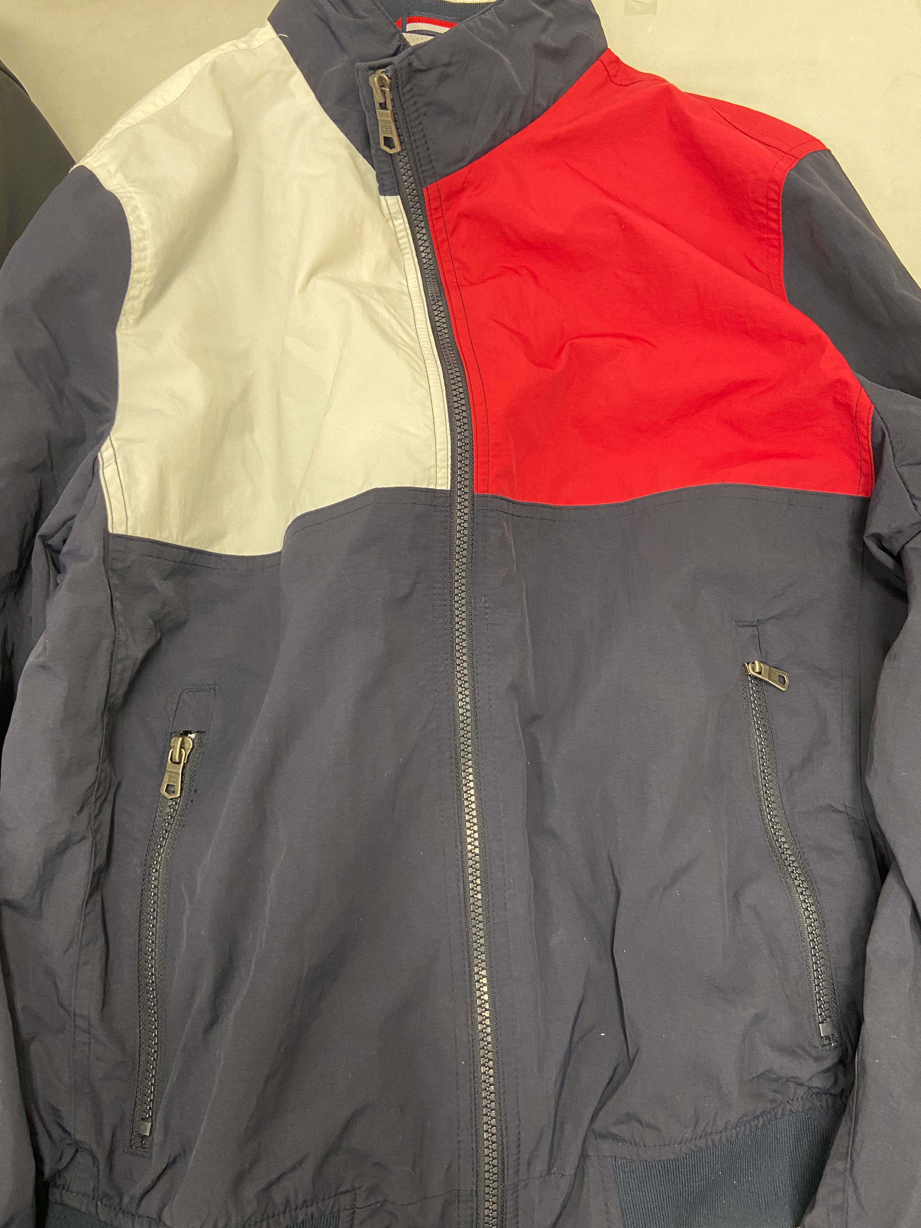 Men's Clothings Jackets & Tops, Wholesale Lot, FILA, TOMMY HILFIGER, HICKEY FREEMAN, HANG TEN, CHAMPION, MONDETTA and more, 7 items, CUSTOMER RETURNS