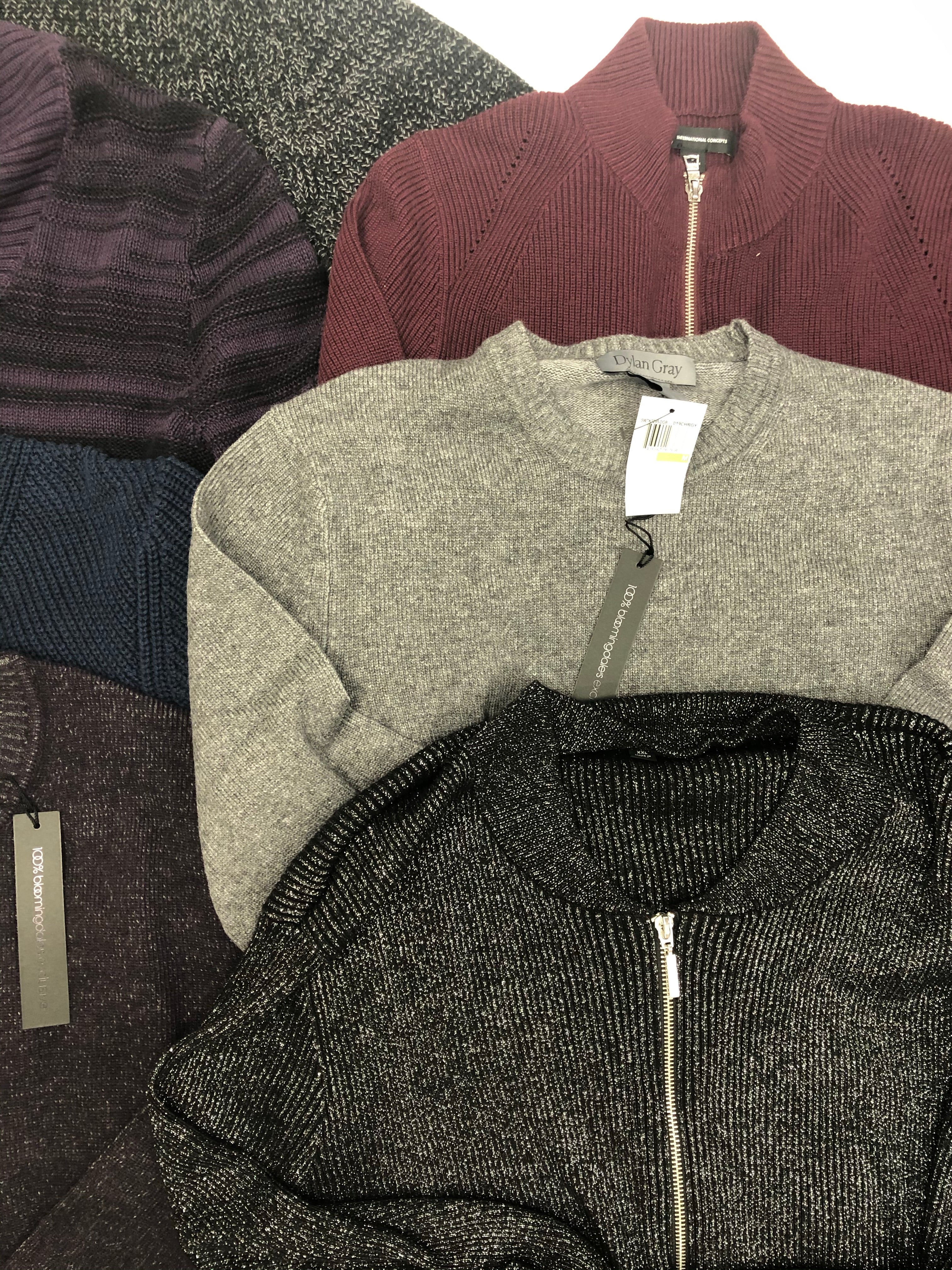 Men's Clothing Winter Top Wholesale Lot, Dylan Gray, INC 7 Units, Shelf Pulls, MSRP $743.50