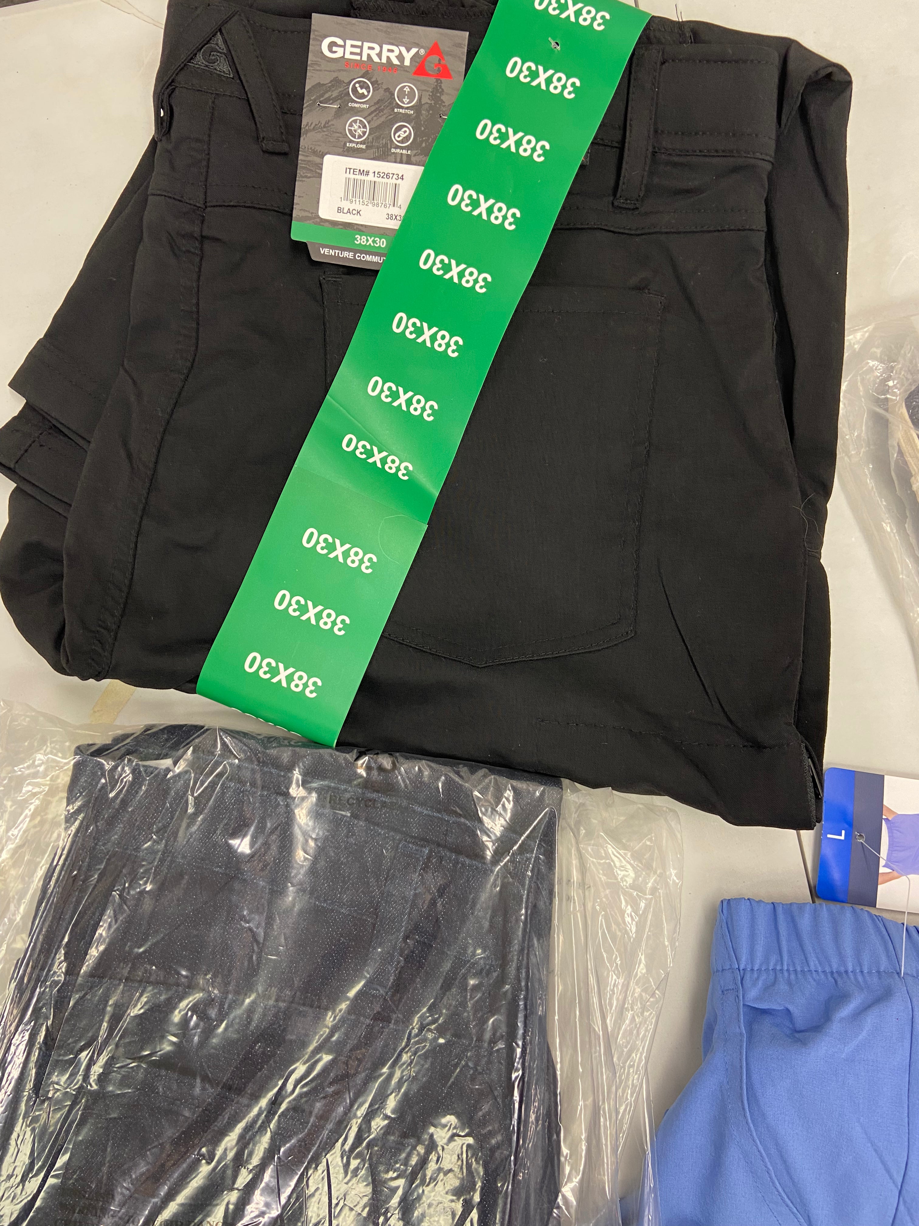 Men's Clothing Pants & Jeans Wholesale Lot, WEATHERPROOF, EDDIE BAUER, DYLAN GRAY, BOSTON TRADERS, GERRY and more, 10 items, Shelf Pulls, MSRP $647