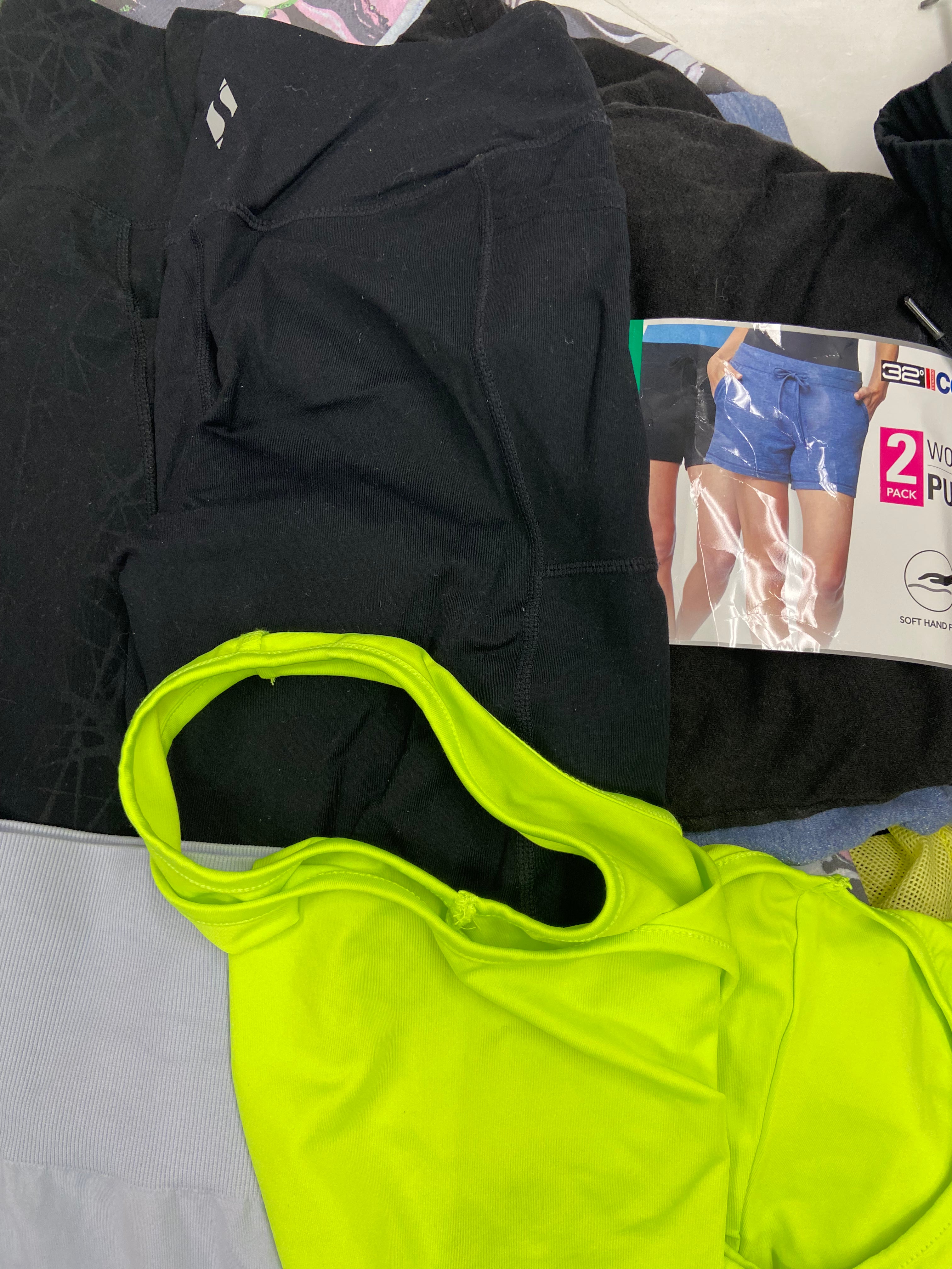 Women's Clothings Activewear, Wholesale Lot, NIKE, DKNY, CALVIN KLIEN, ADIDAS, ORVIS, SPIDER, 32 DEGREES, DANSKIN, COTTON ON, IDEOLOGY and more, 24 items, CUSTOMER RETURNS