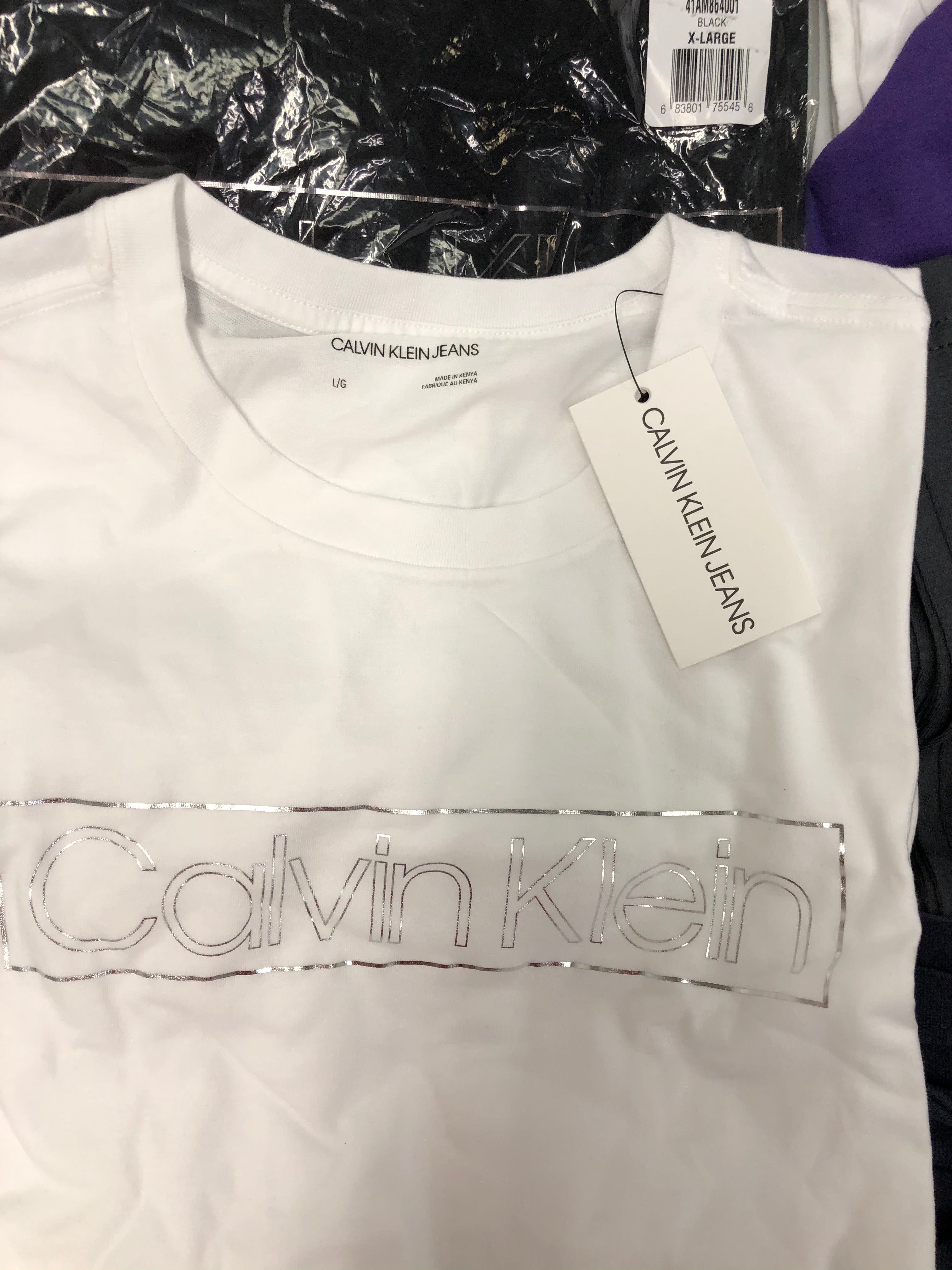 Men's Clothing Tops, Short Sleeves, Wholesale Lot, CALVIN KLEIN, TASSO ELBA, AMERICAN APPAREL, 35 items, Shelf Pulls, MSRP $911