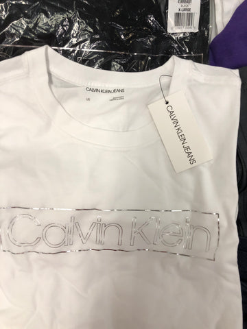 Men's Clothing Tops, Short Sleeves, Wholesale Lot, CALVIN KLEIN, TASSO ELBA, AMERICAN APPAREL, 35 items, Shelf Pulls, MSRP $911