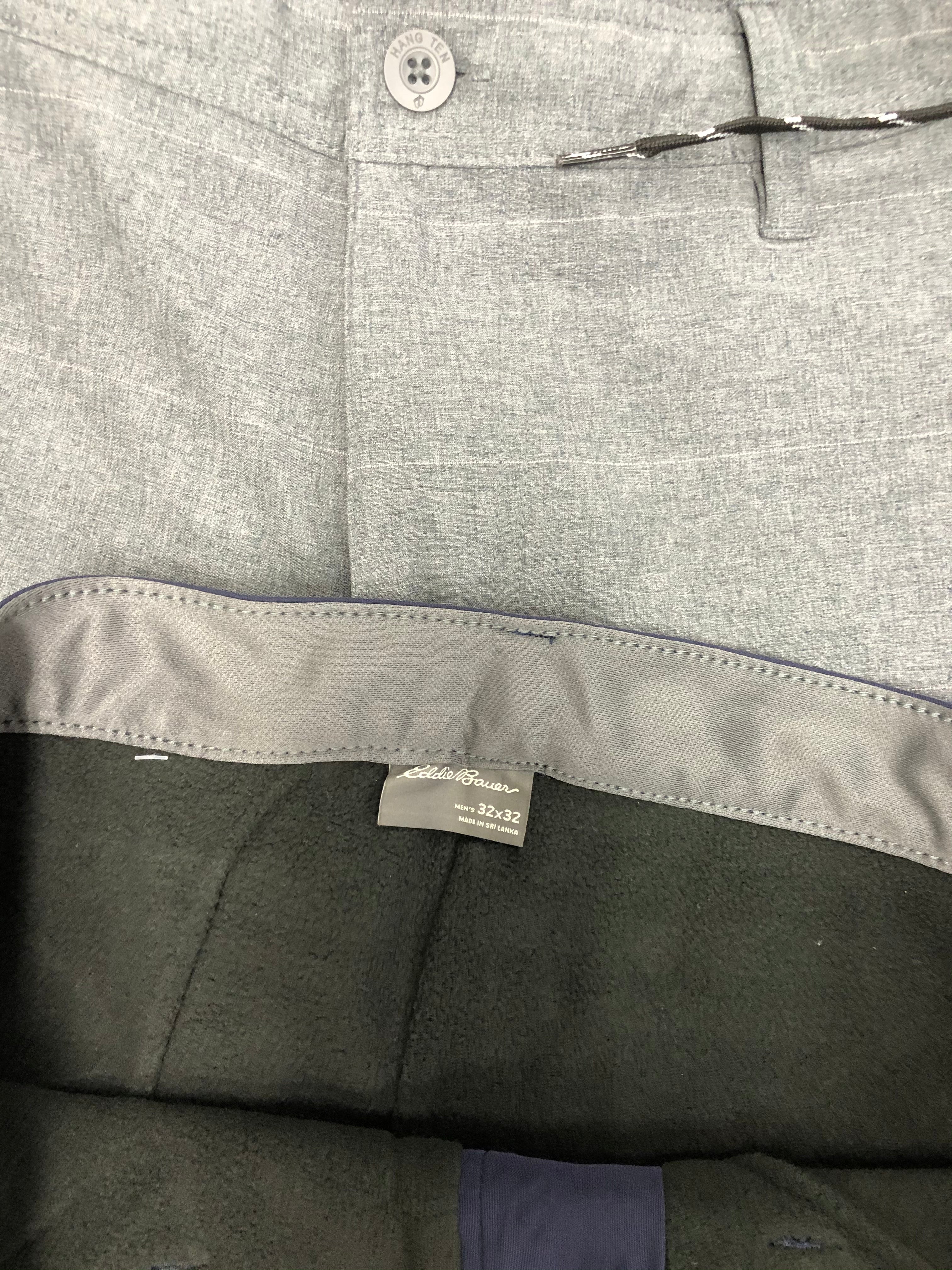 Men's Clothing Bottoms Wholesale Lot, EDDIE BAUER, HURLEY, SPYDER, KIRKLAND, 32 DEGREES and more, 12 items, Shelf Pulls, MSRP $538