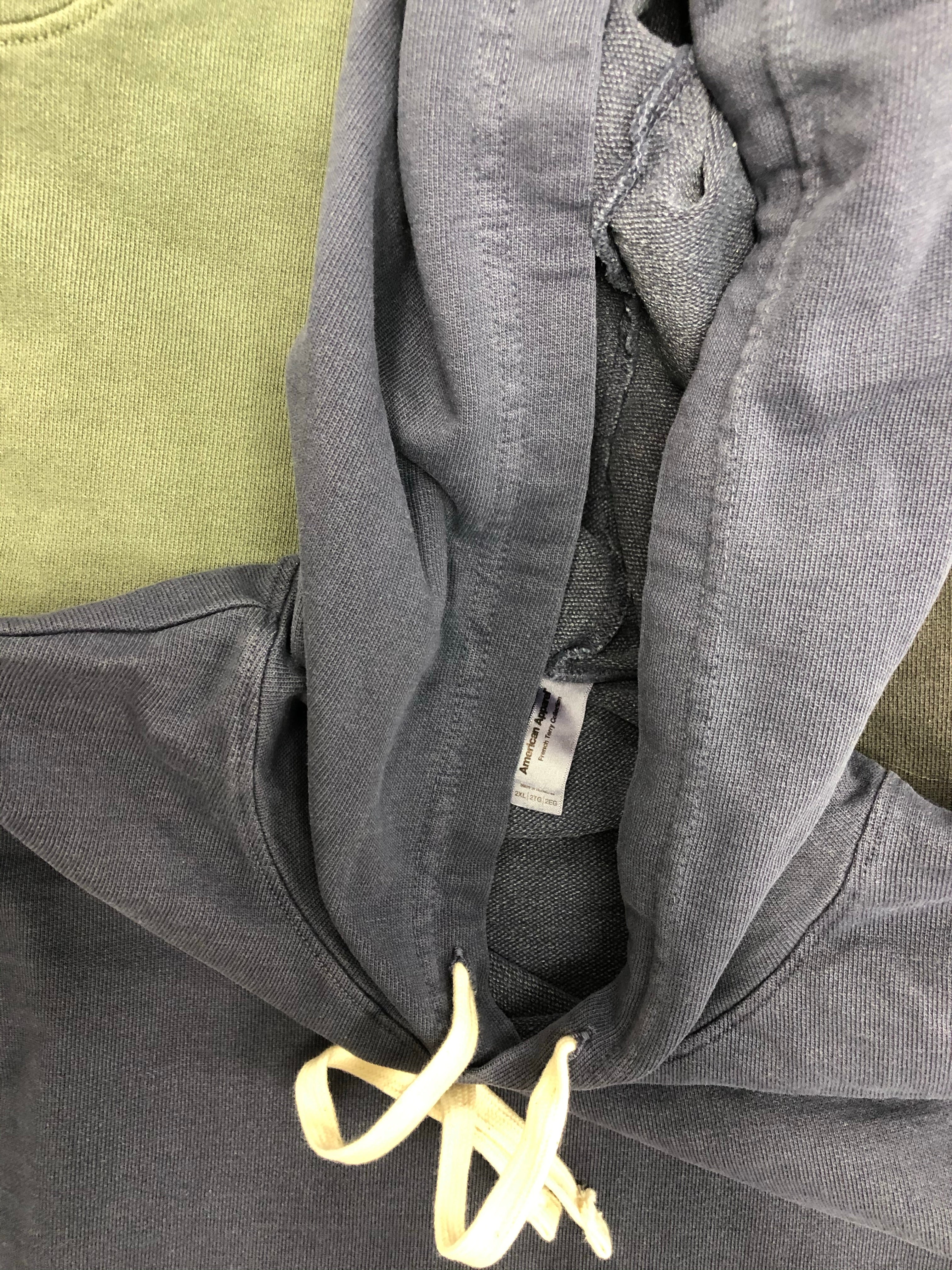 Men's Clothing 2XL Hoodies Wholesale Lot, AMERICAN APPAREL ONLY, 13 Items, Shelf Pulls, MSRP $598