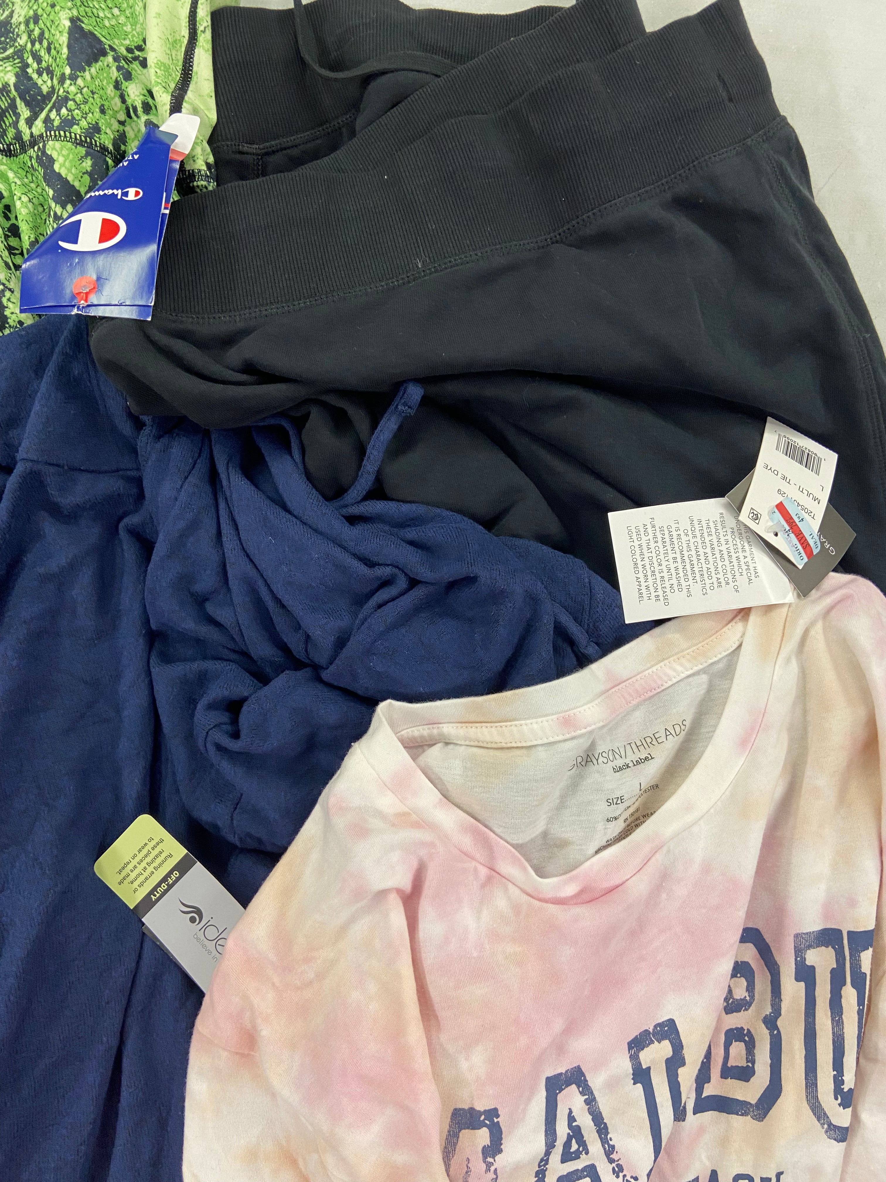 Women's Clothing Activewear & Others Wholesale Lot, CALVIN KLEIN, JOSIE, NIKE, VINCE CAMUTO, IDEOLOGY and more, 16 items, Shelf Pulls, MSRP $628
