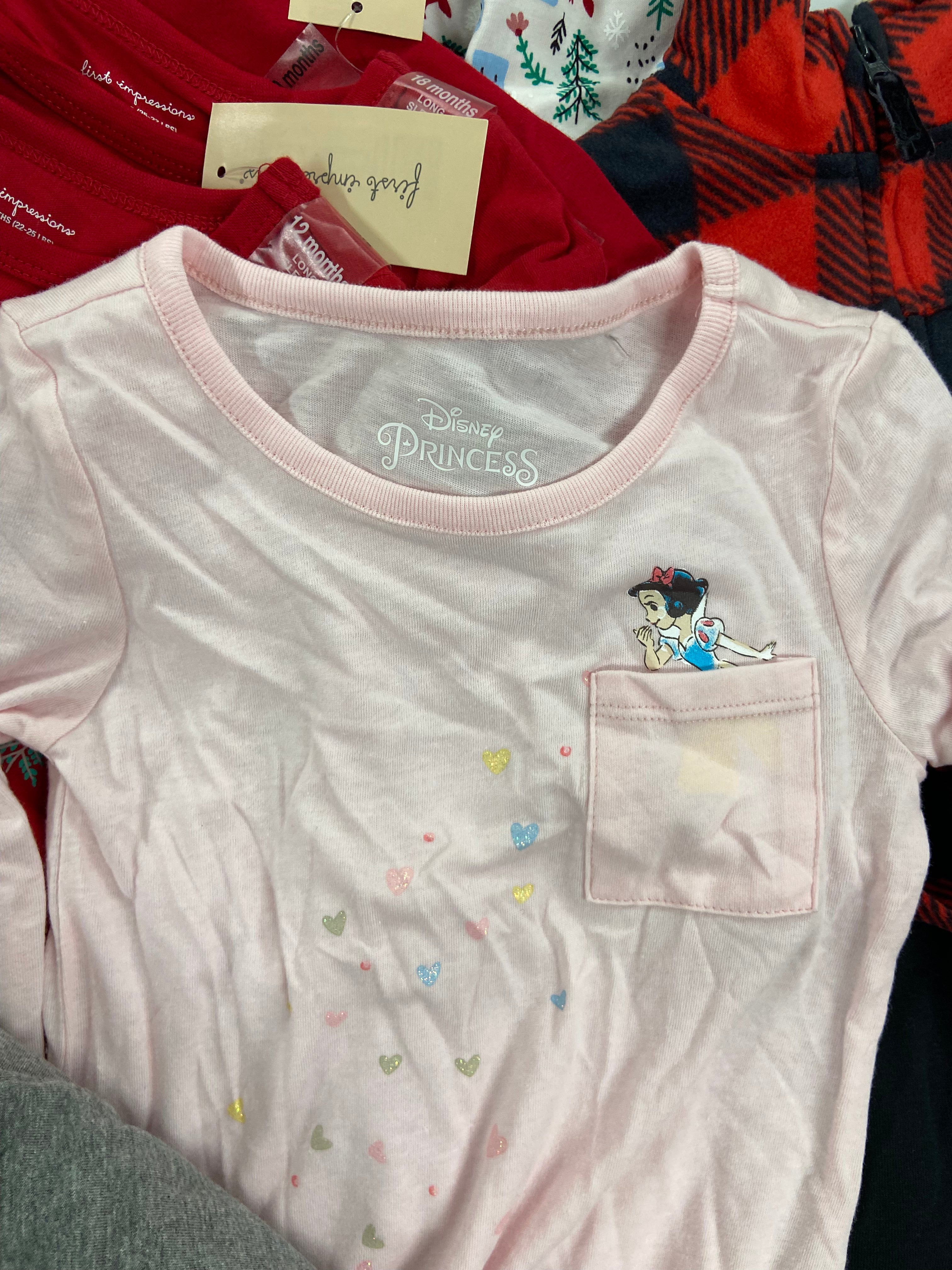 Kid's Clothing Assorted Wholesale Lot, DISNEY, NAUTICA, KIDS HEADQUARTERS, CHAMPION, CARTER'S and more, 28 items, Shelf Pulls, MSRP $621