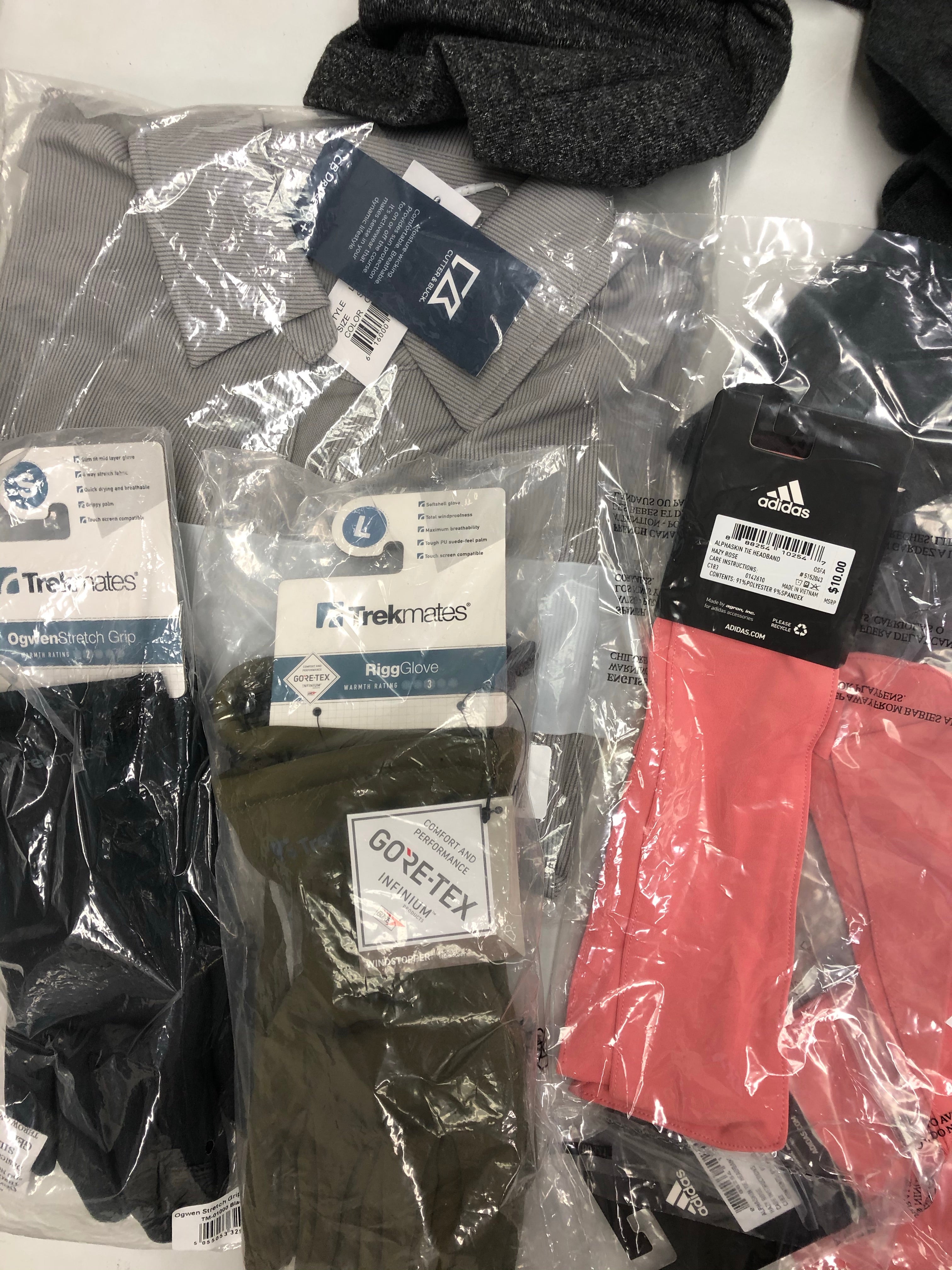 Women's Clothing Wholesale Lot, ADIDAS, CALVIN KLEIN, KAREN & SCOTT, INC, TREKMATES and more, 21 items, Shelf Pulls, MSRP $447