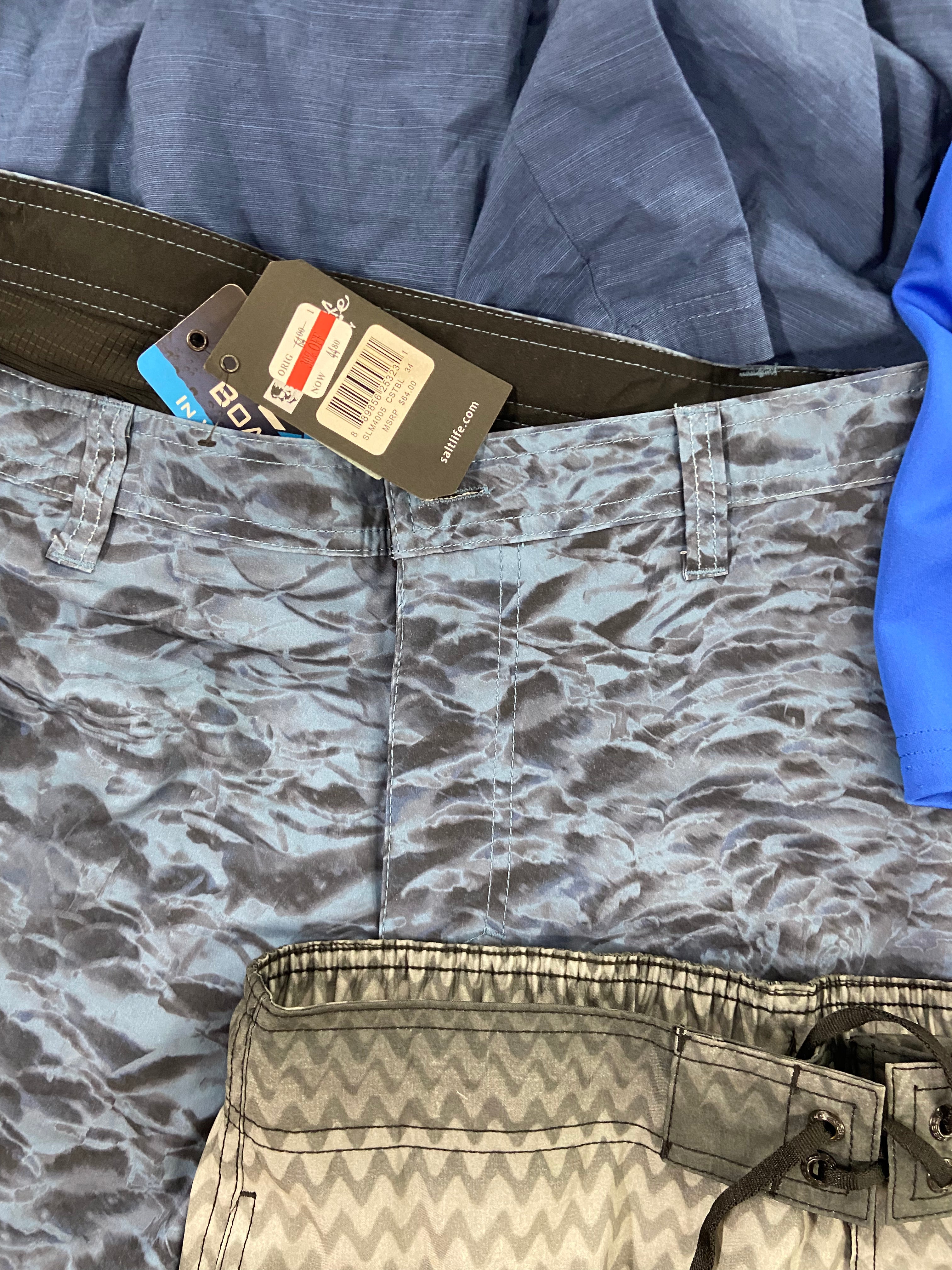 Men's Clothing Shorts & Others Wholesale Lot, NIKE, SPEEDO, BASS OUTDOOR, FLAG & ANTHEM, KENZO and more, 11 items, Shelf Pulls, MSRP $564