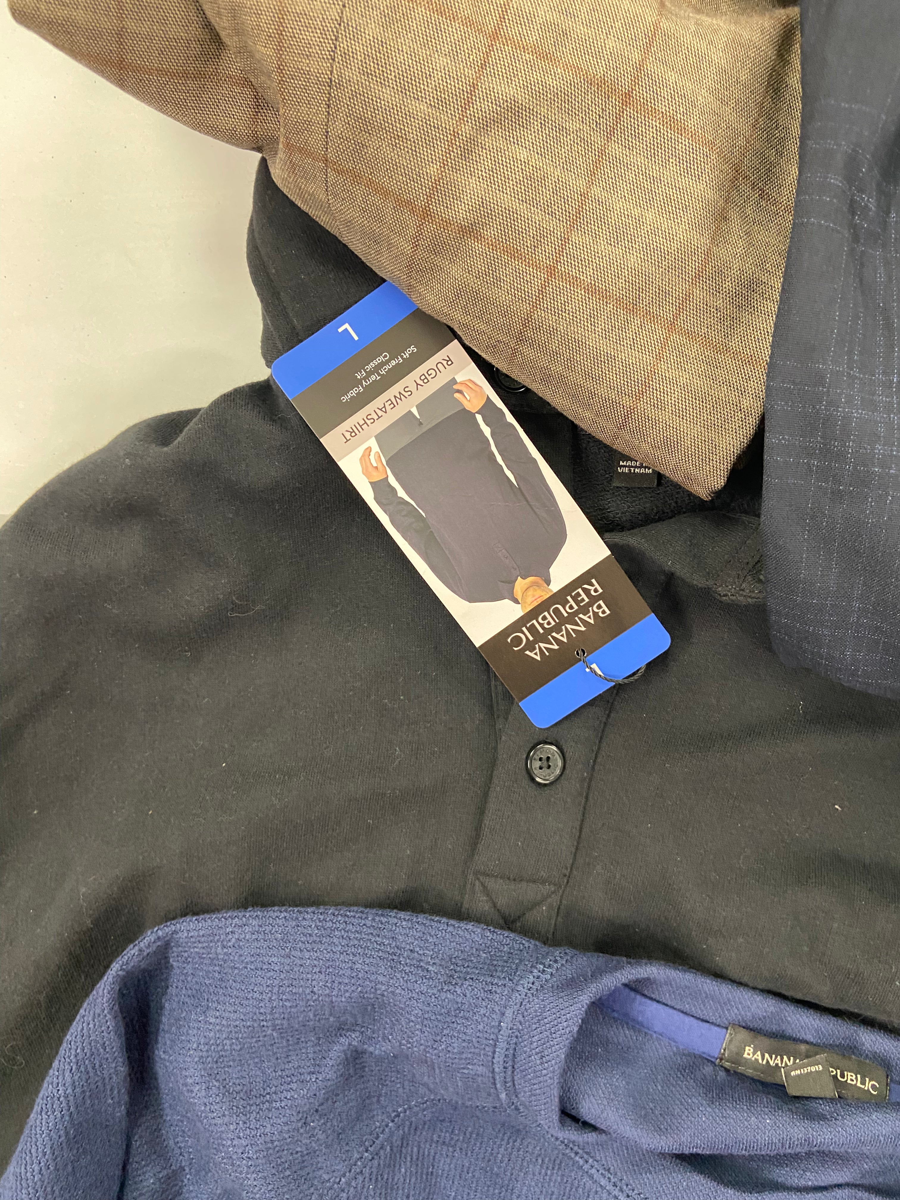 Men's Clothing Dress Pants & Others Wholesale Lot, LAUREN RALPH LAUREN, BANANA REPUBLIC, THE MEN'S STORE, SPYDER, PERRY ELLIS and more, 13 items, Shelf Pulls, MSRP $1,141