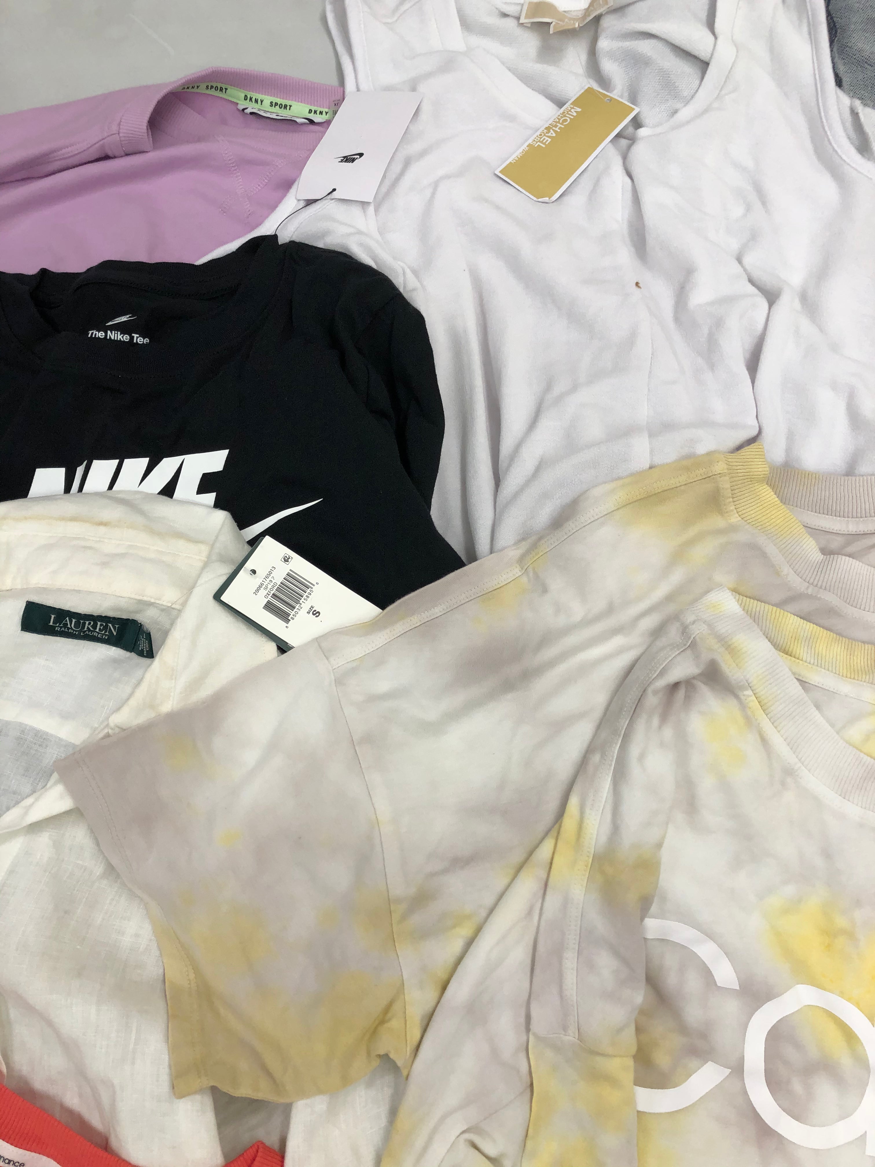 Women's Clothings Tops & Others Wholesale Lot, LAUREN RALPH LAUREN, DKNY, NIKE, MICHAEL KORS, CALVIN KLEIN, JOISE, FREE PEOPLE and more, 14 items, CUSTOMER RETURNS