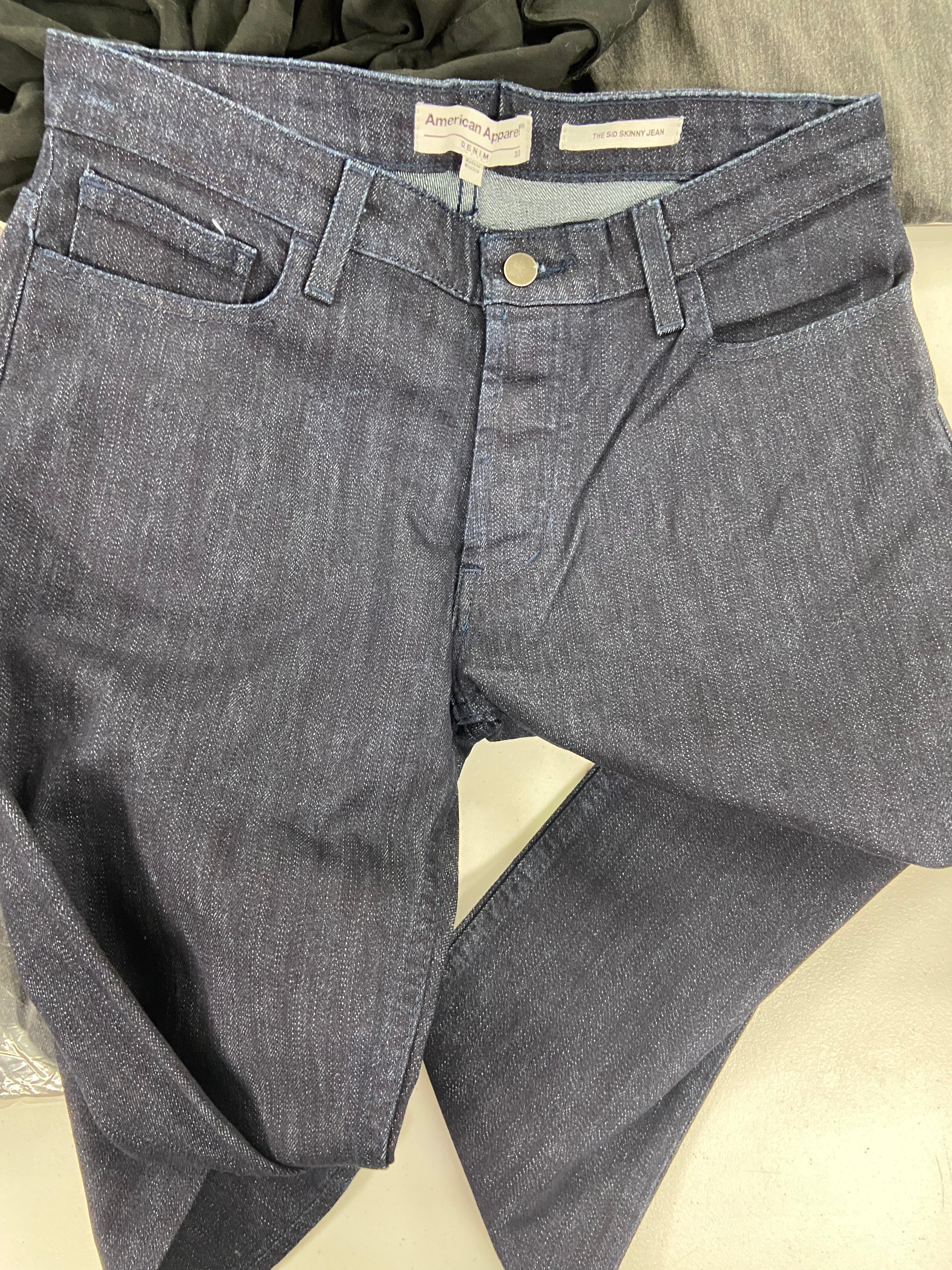 Women's Clothing Jeans & Pants, Wholesale Lot, AMERICAN APPAREL, ALFANI, GALAXY, 9 items, Shelf Pulls, MSRP $586