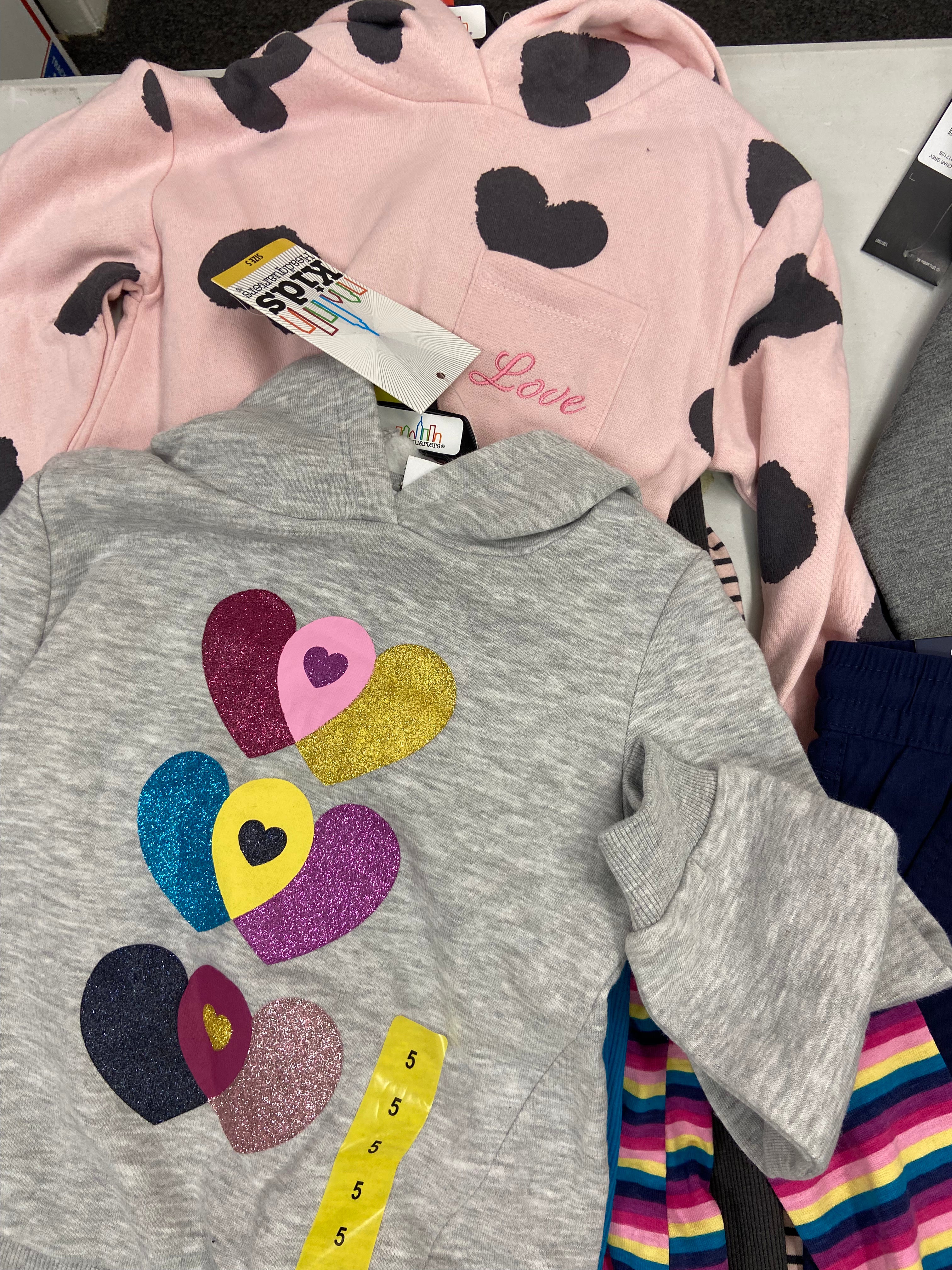 Kid, Youth Clothing Assorted Wholesale Lot, PUMA, ADIDAS, NEW BALANCE, COLUMBIA, WEATHERPROOF  and more, 14 items, Shelf Pulls, MSRP $574
