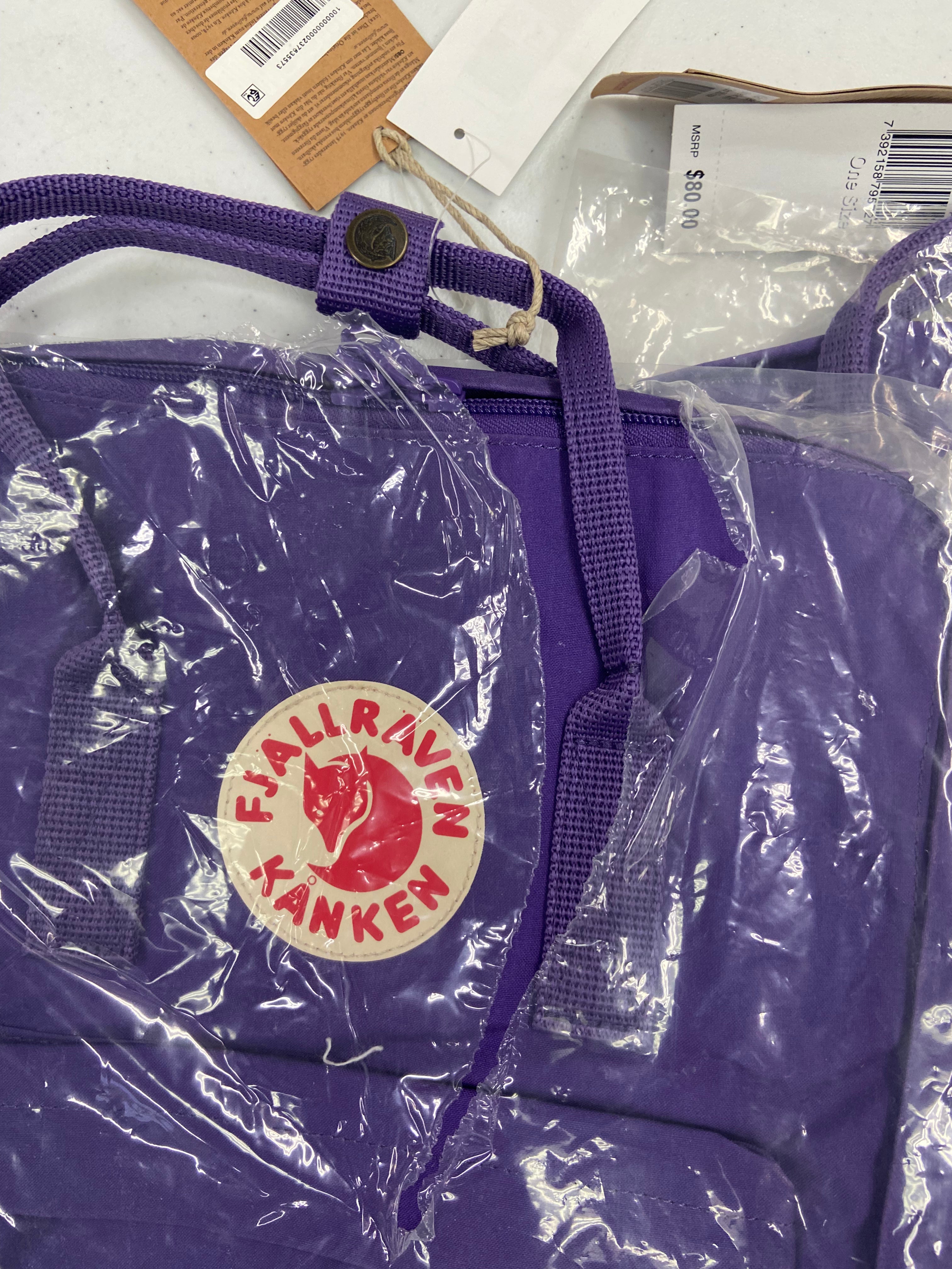 Women's Backpack Wholesale Lot, FJALLRAVEN, 5 items, New, MSRP $400