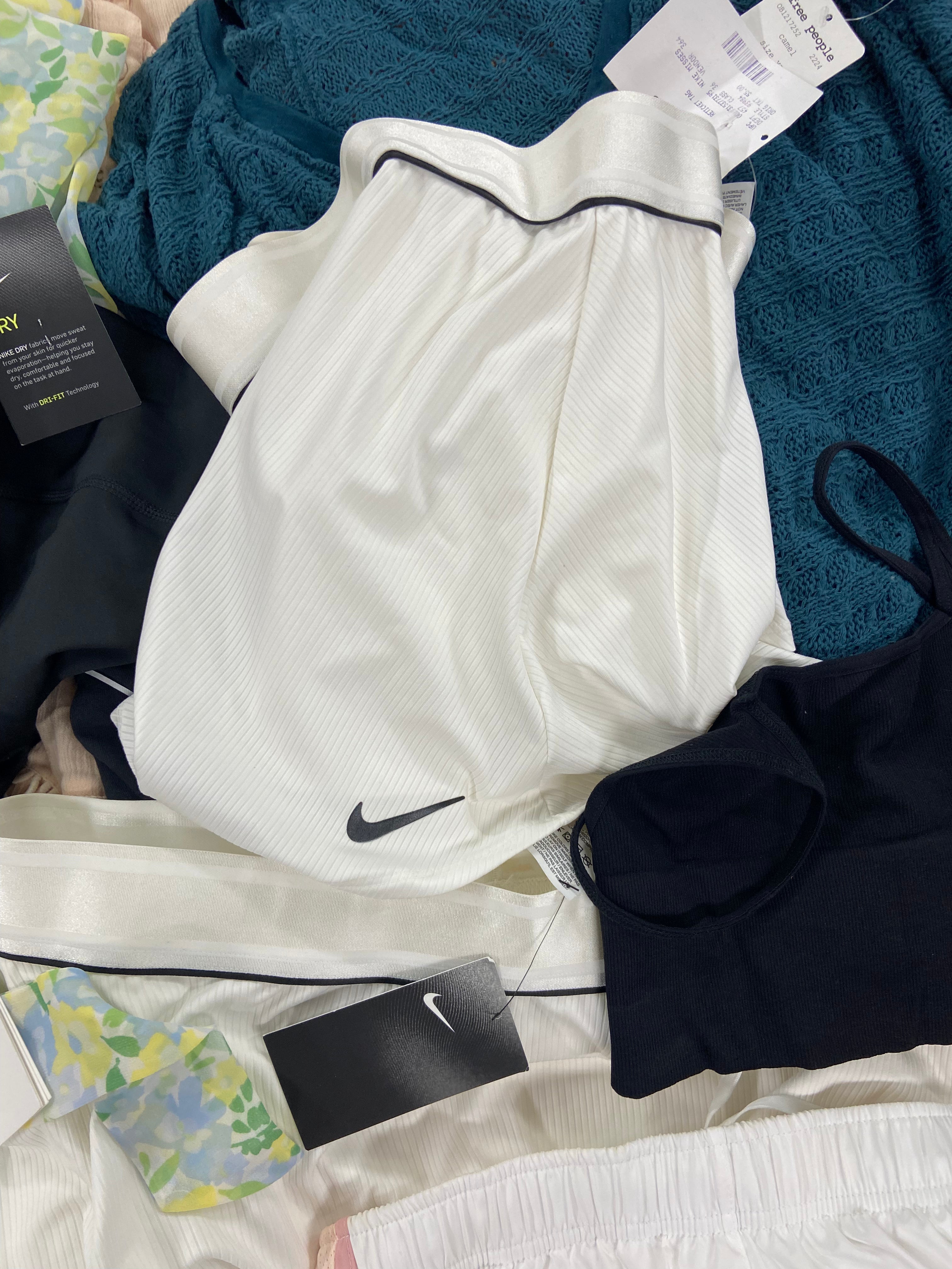 Women's Clothing Assorted Wholesale Lot, FREE PEOPLE, ADIDAS, NIKE, UNDER ARMOUR, DKNY, CALVIN KLEIN, and more, 18 items, Shelf Pulls, MSRP $1,289
