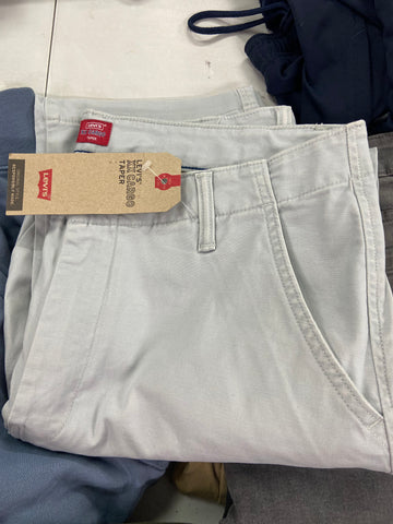 Men's Clothing Bottoms Wholesale Lot, LEVI'S, PERRY ELLIS, ADIDAS, RIP CURL, UNION BAY and more, 11 items, Shelf Pulls, MSRP $677