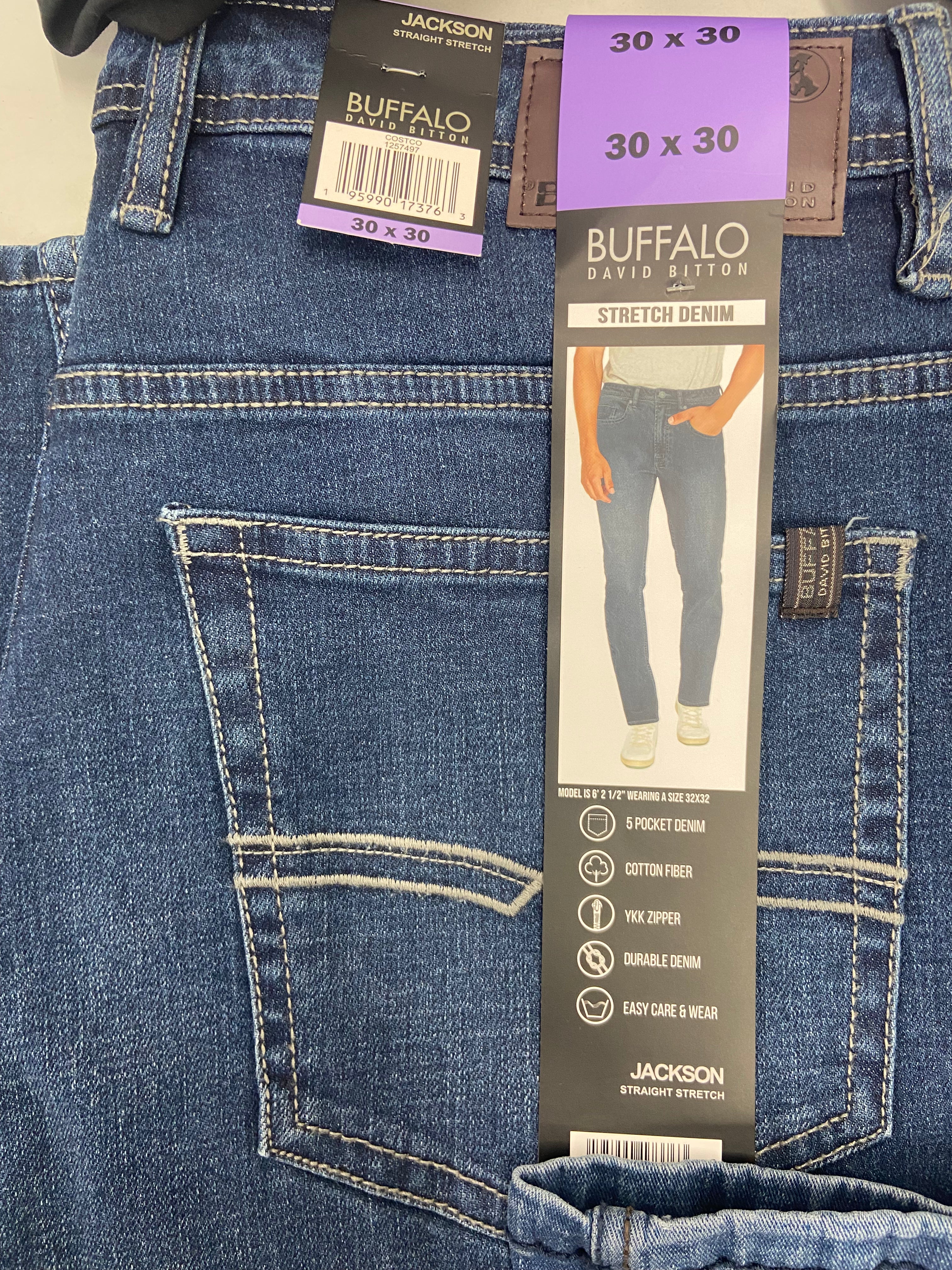 Men's Clothing Jeans and Other Bottoms Wholesale Lot, GH BASS, CHAPS, URBAN STAR, KIRKLAND and more, 9 items, Shelf Pulls, MSRP $458