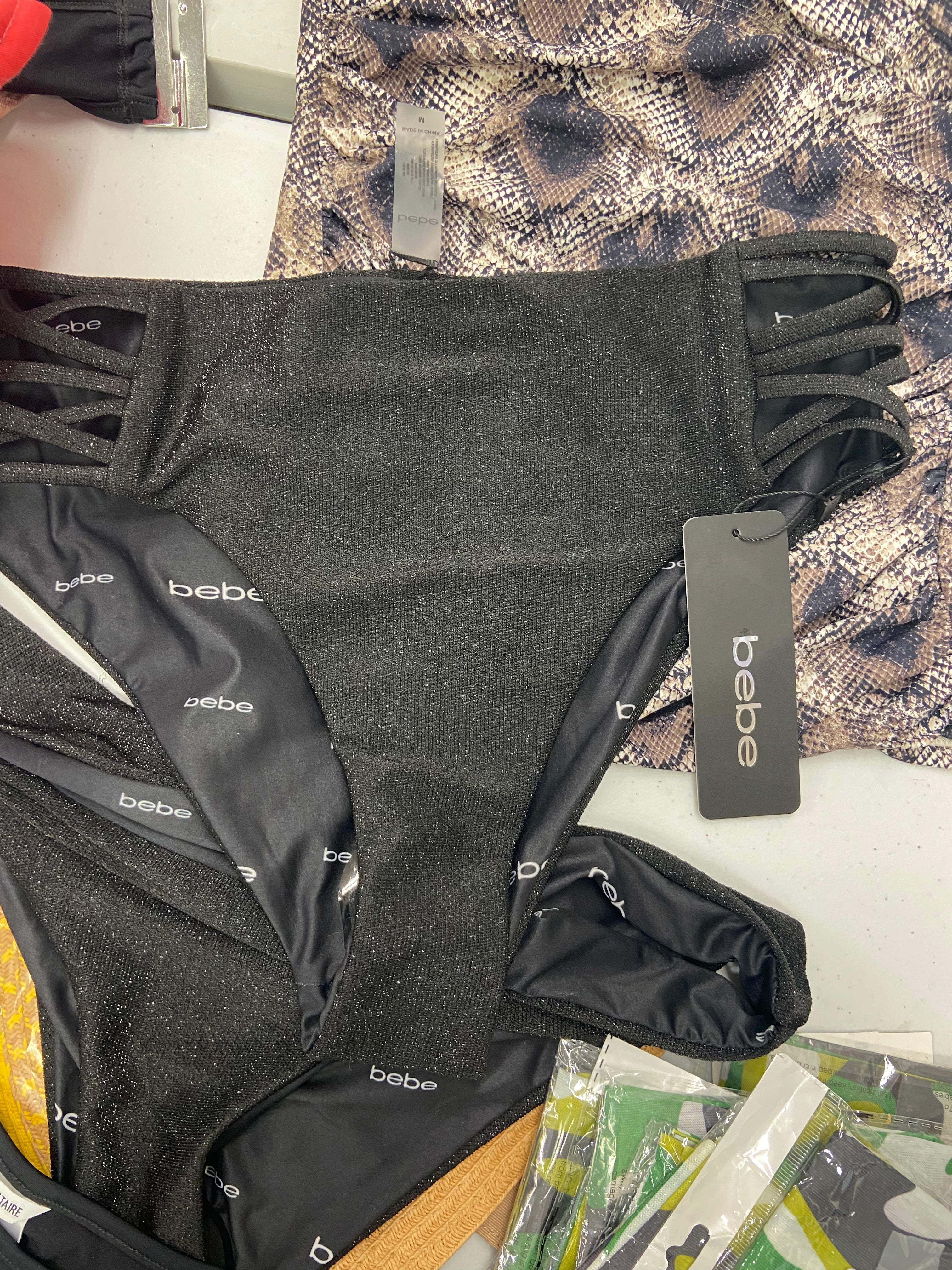 Women's Swimwear, Hats, Bodysuits and Others Wholesale Lot, RACHEL ROY, SPLENDID, ZADIG & VOLTAIRE, BEBE, DELAFINO and more, 35 items, Shelf Pulls, MSRP $1,322