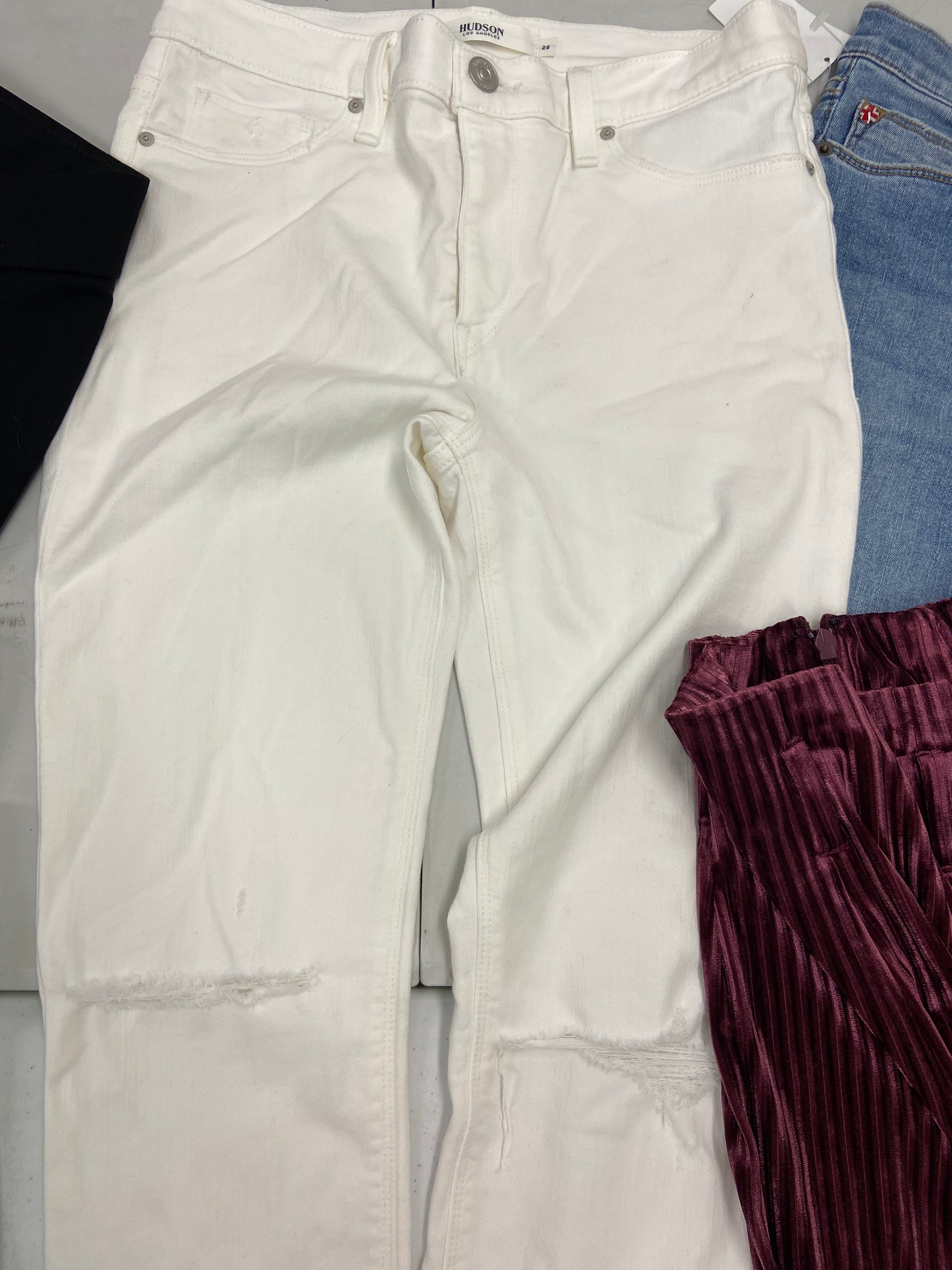 Women's Clothings Bottoms Wholesale Lot, HUDSON, NIKE, KENNETH COLE, ANNE KLEIN, RACHEL ROY, HONEYDEW and more, 7 items, CUSTOMER RETURNS