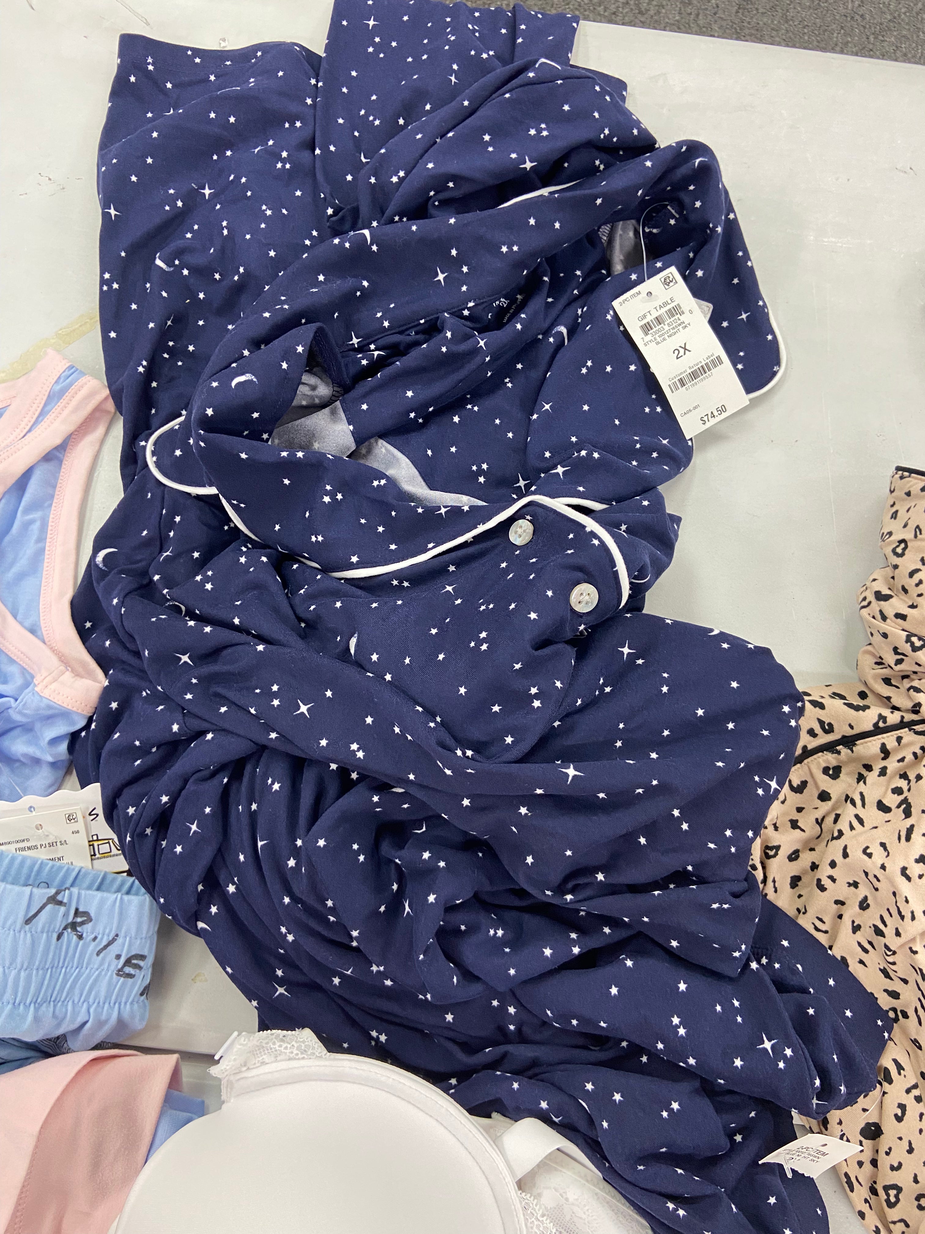Women's Sleepwear & Others, Wholesale Lot, SPANX, MAIDENFORM, JOCKEY, JENNI, FRIENDS, CHARTER CLUB and more, 14 items, Shelf Pulls, MSRP $433
