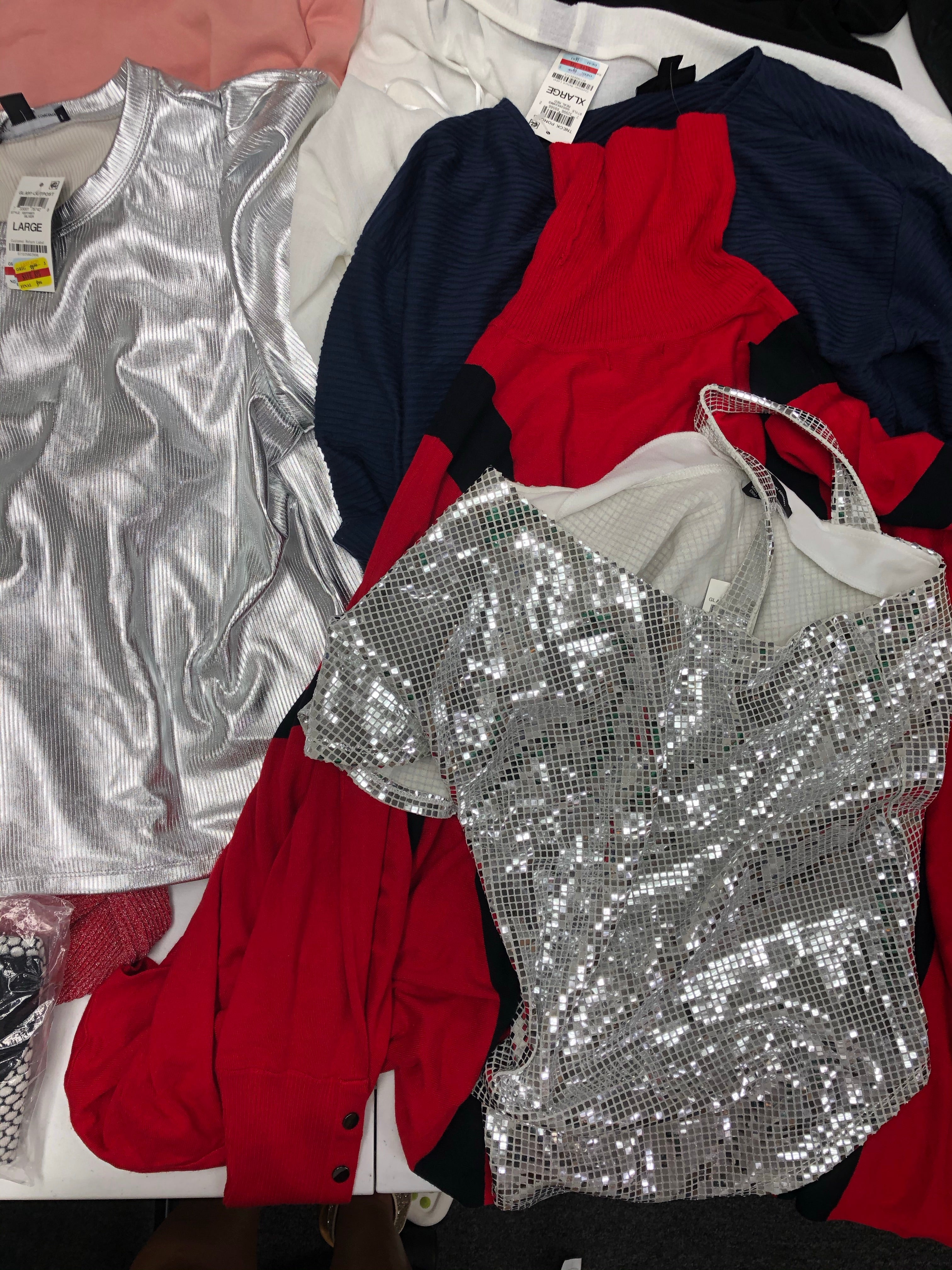 Women's Clothing Top Wholesale Lot, MAISON JULES, ALFANI, and more, 9 Units, Shelf Pulls, MSRP $640