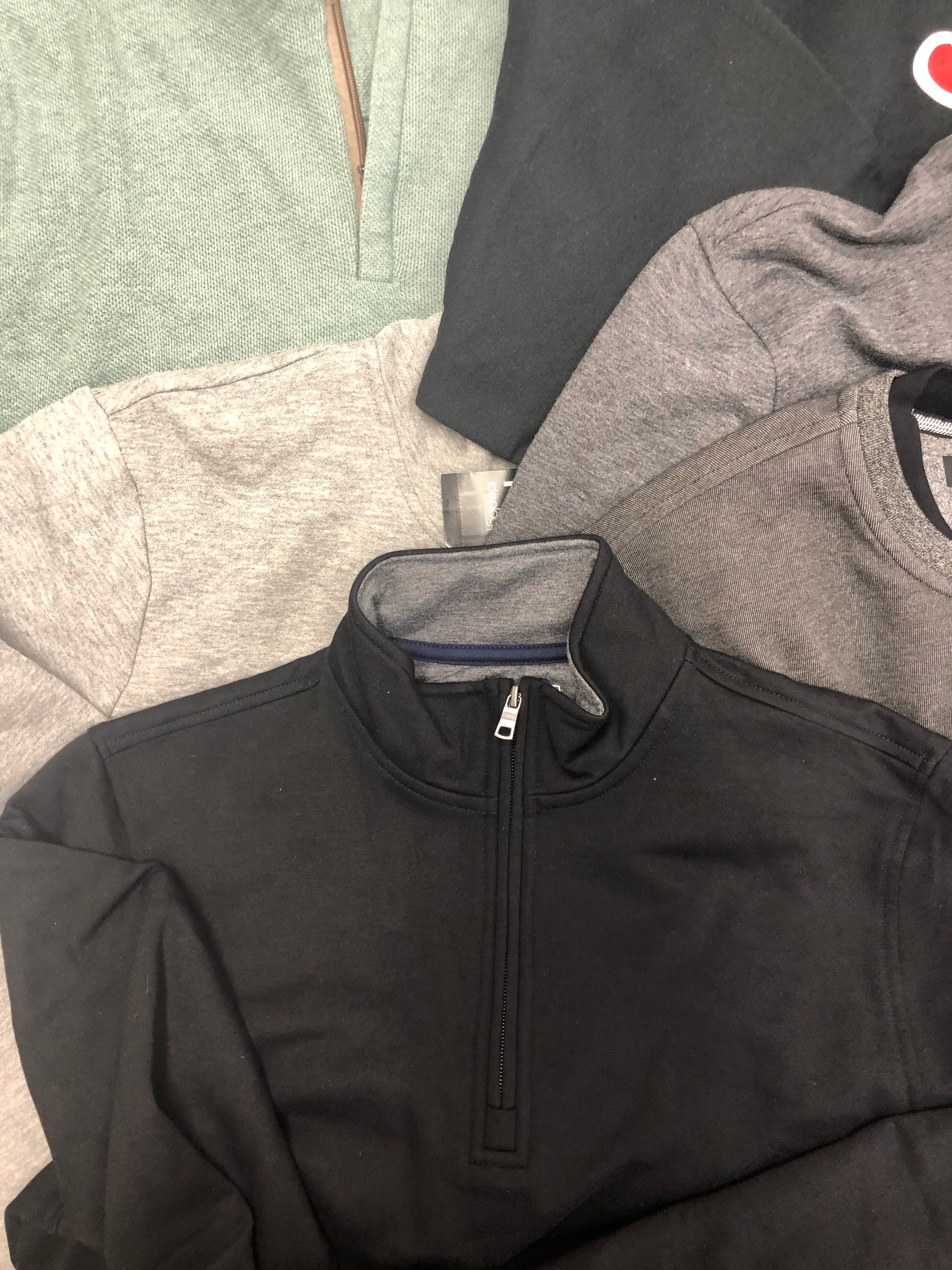Men's Clothing Casual Top Wholesale Lot, Tasso Elba, Alfani, Club Room and more, 10 Units, Shelf Pulls, MSRP $523.48