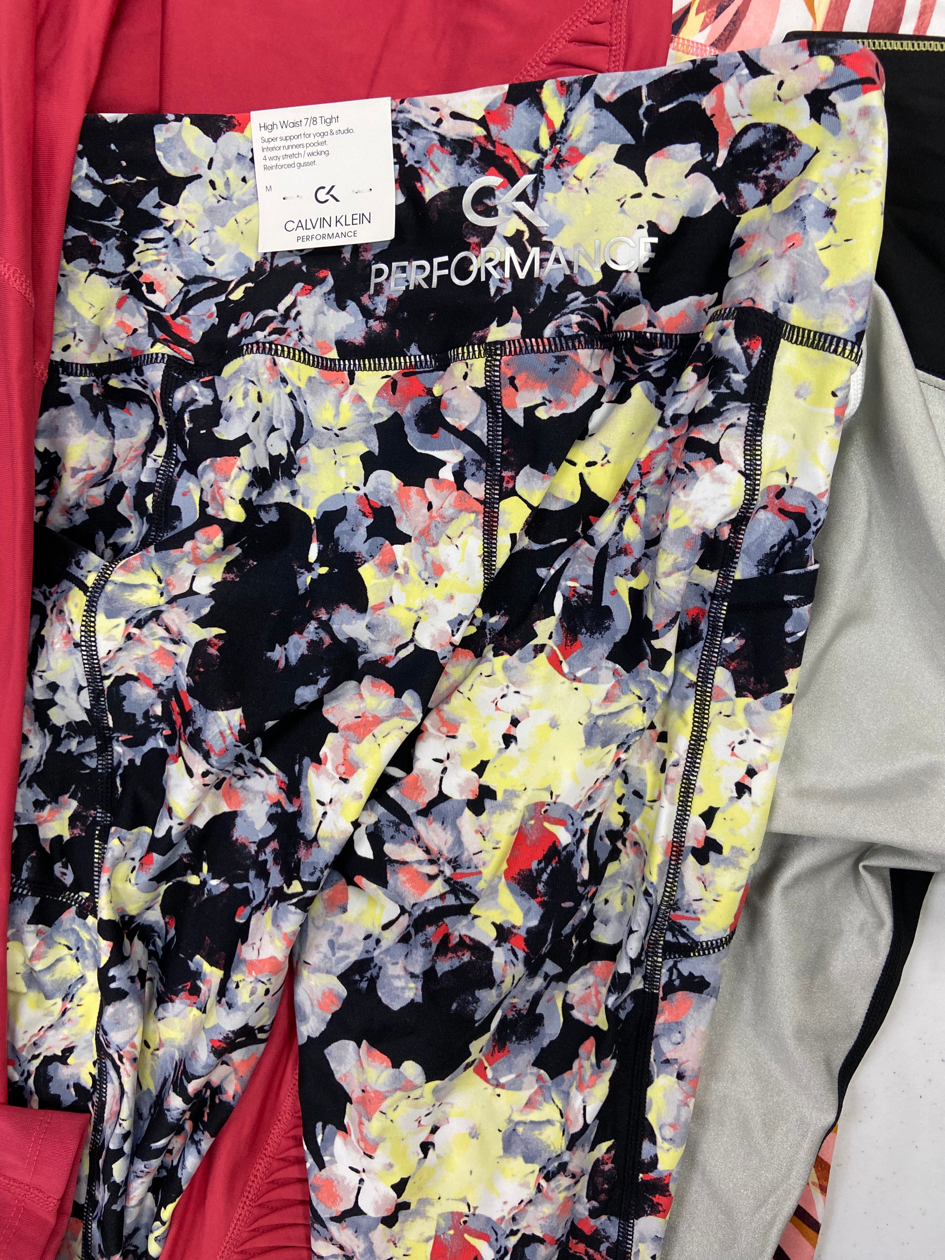Women's Clothing Activewear Wholesale Lot, UNDER ARMOUR, CALVIN KLEIN, IDEOLOGY, 11 items, Shelf Pulls, MSRP $505