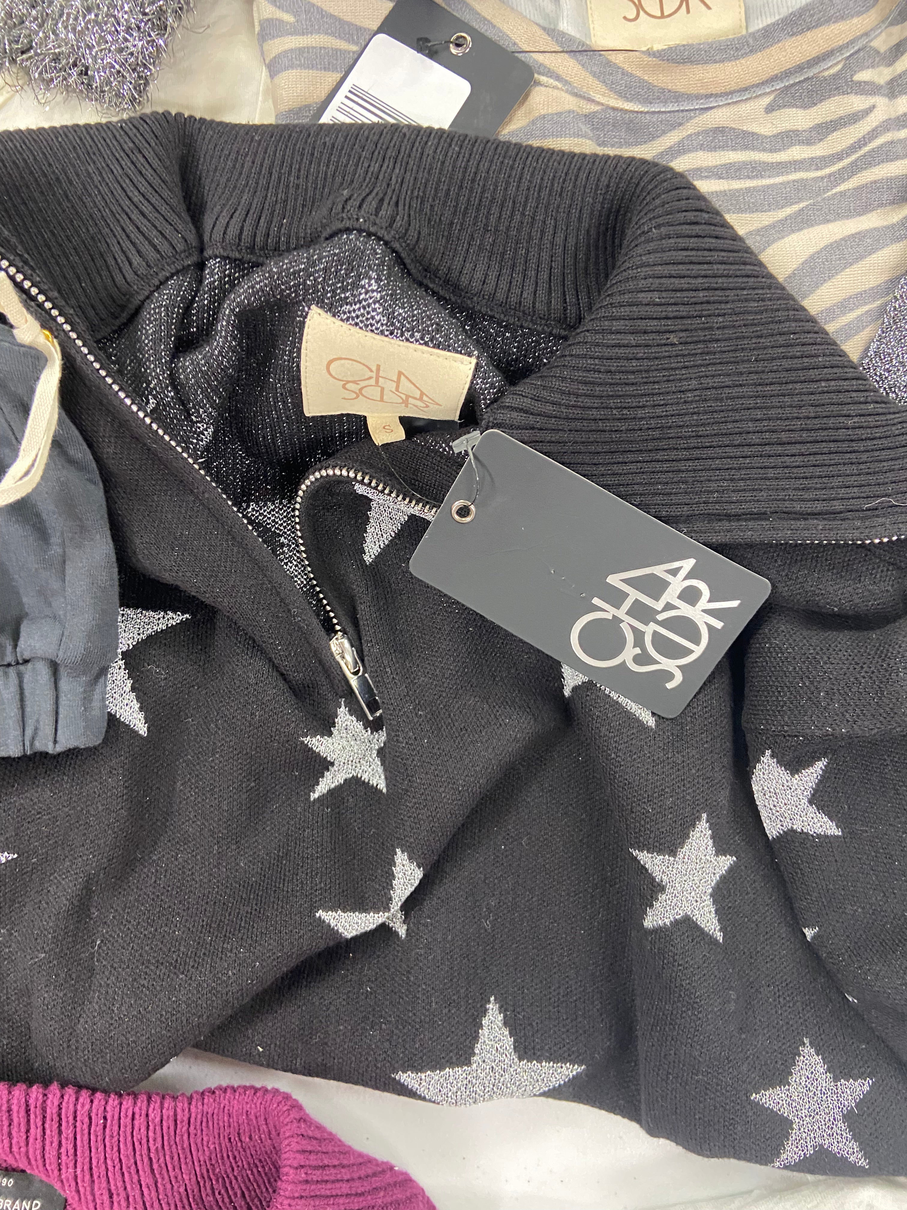 Women's Clothing Tops Wholesale Lot, LUCKY BRAND, CALVIN KLEIN, FREE PEOPLE, THREE DOTS, CHASER, SAGE, INC and more, 17 items, Shelf Pulls, MSRP $949