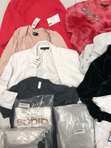 Women's Clothing Top Wholesale Lot, Calvin Klein, Adidas, Felina, American Apparel, Jm Collection, Alfani and more, 13 Units, Shelf Pulls, MSRP $781.49