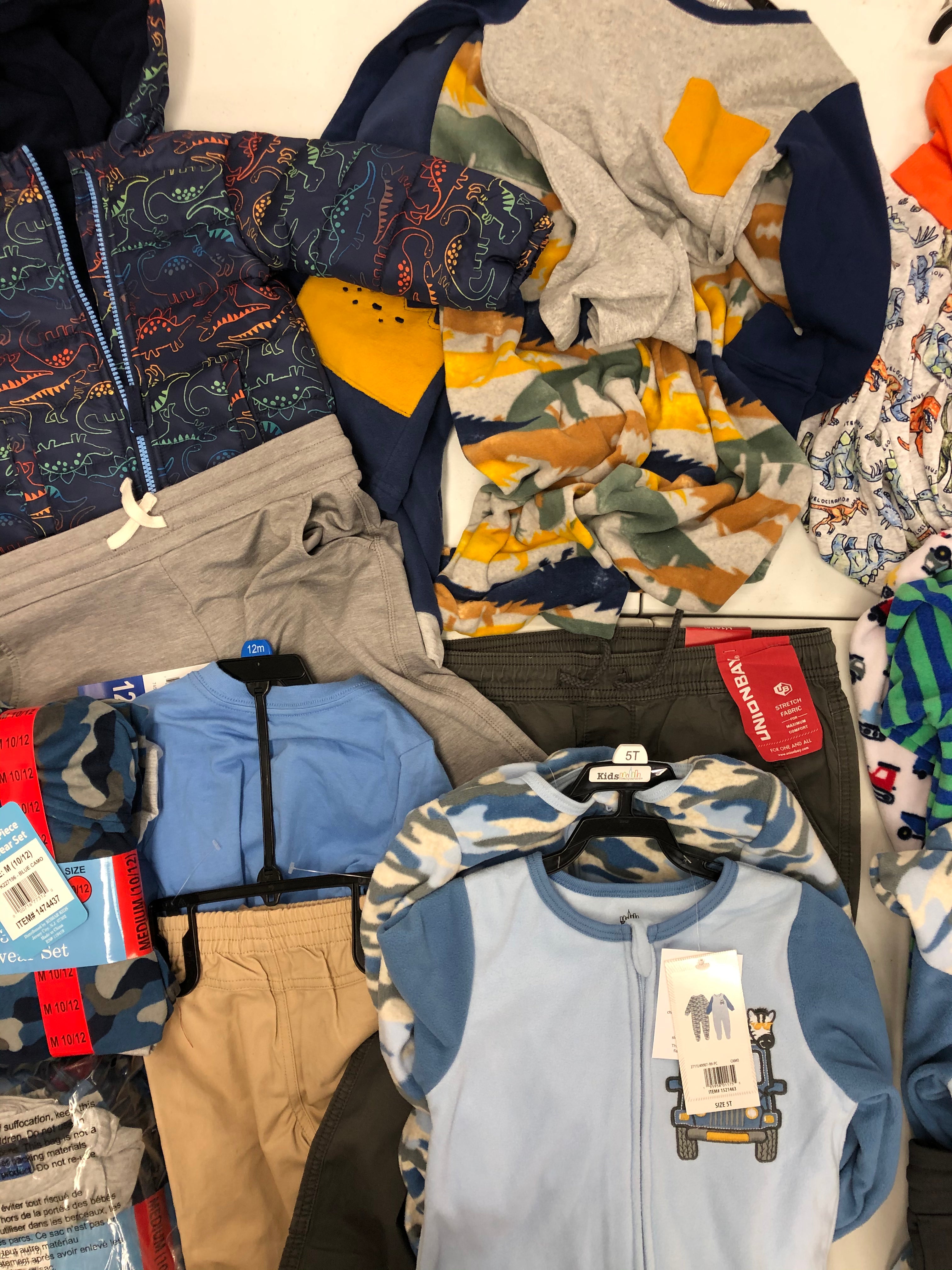 Kid's Boys Clothing Wholesale Lot, UNION BAY, 32 DEGREES, CARTERS, KIDS HEADQUARTERS, LITTLE ME and more, 11 items, New, MSRP $355
