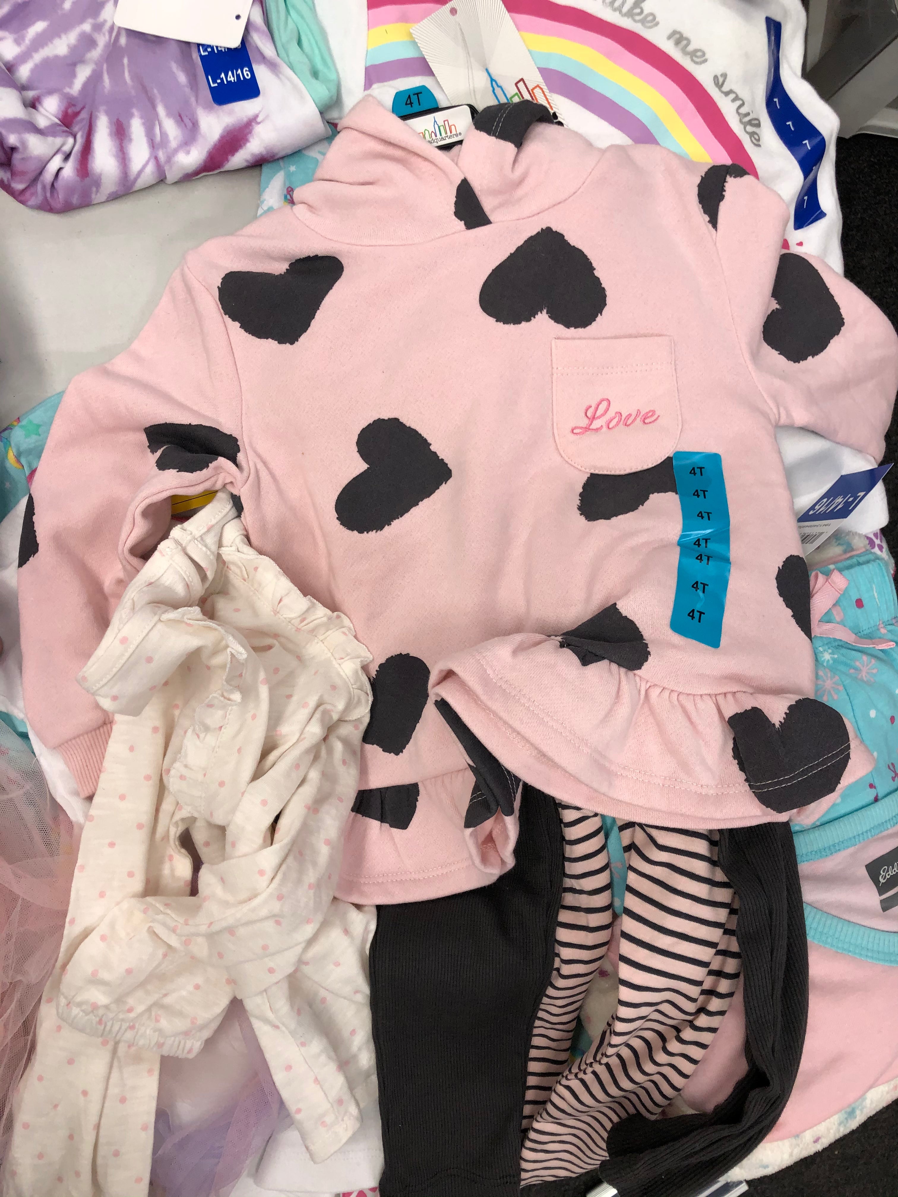 Kid's Girls Clothing Wholesale Lot, ADIDAS, DKNY, EDDIE BAUER, BCBG, CALVIN KLEIN, 32 DEGREES and more,16 items, New, MSRP $544