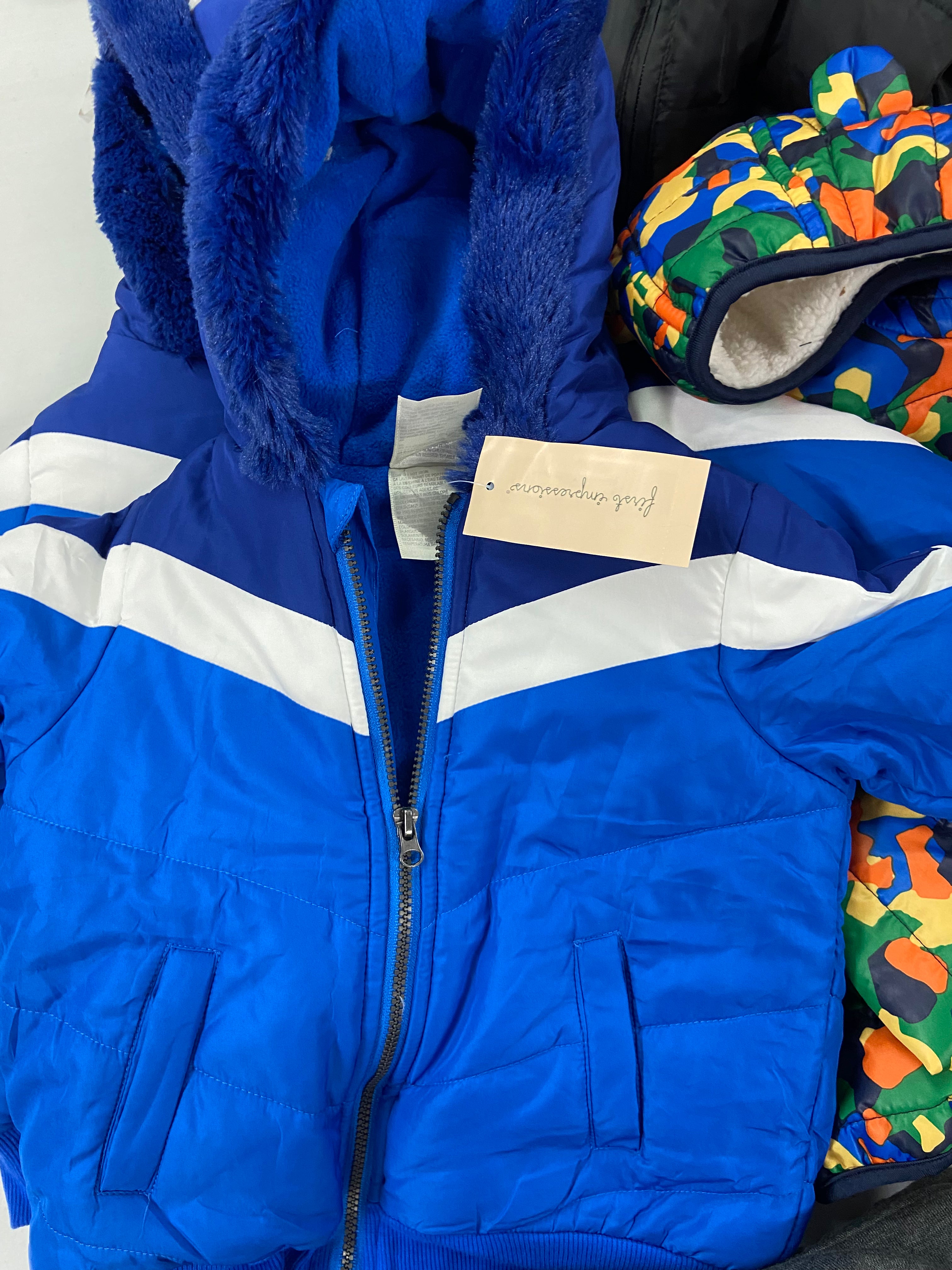 Kid's Clothing Winter Jackets & Others Wholesale Lot, TIMBERLAND, CALVIN KLEIN, EPIC THREADS, FIRST IMPRESSIONS, 11 items, Shelf Pulls, MSRP $576