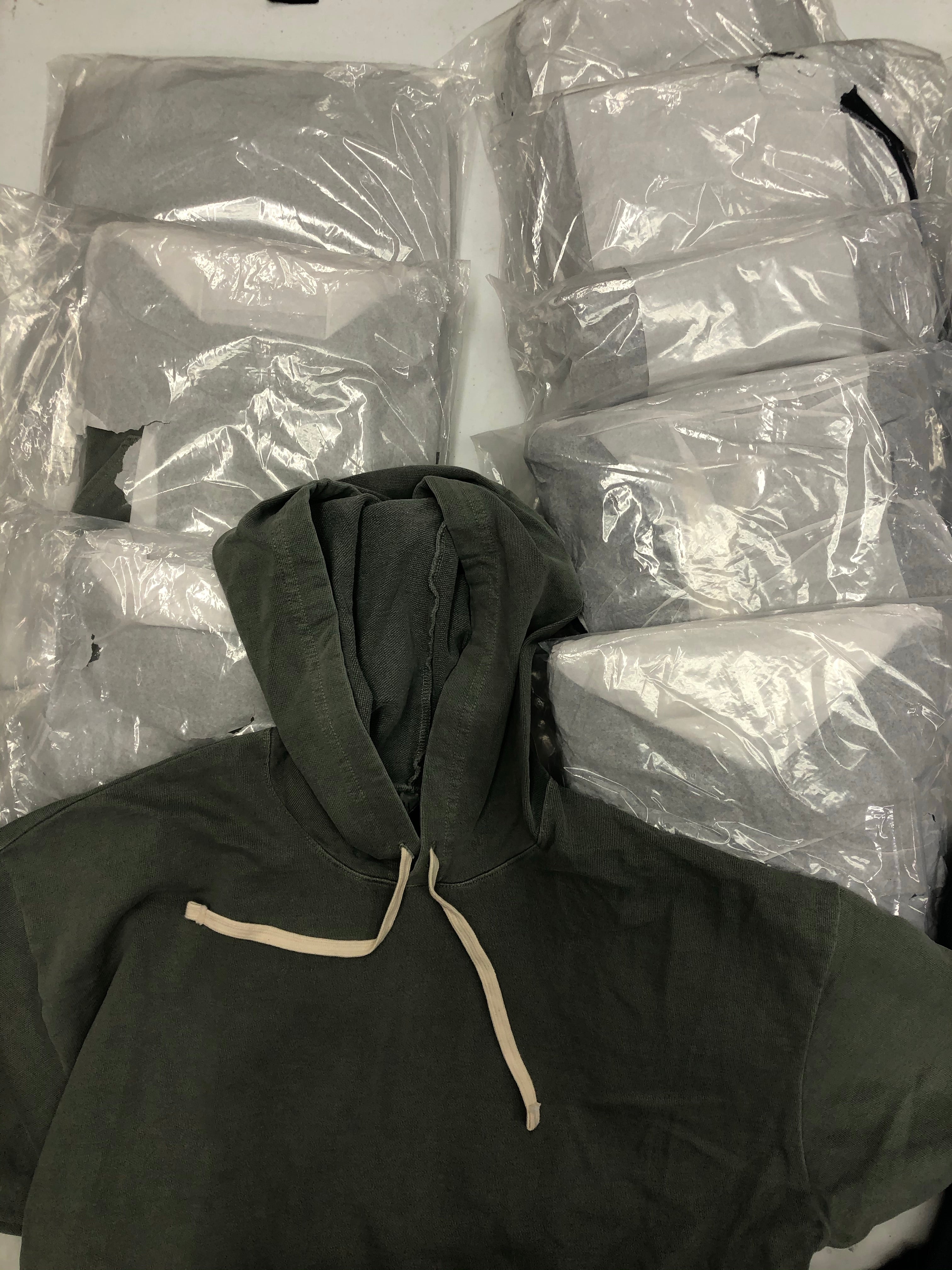 Men's Clothing Tops Hoodie Wholesale Lot, AMERICAN APPAREL ONLY, 14 Items, Shelf Pulls, MSRP $644