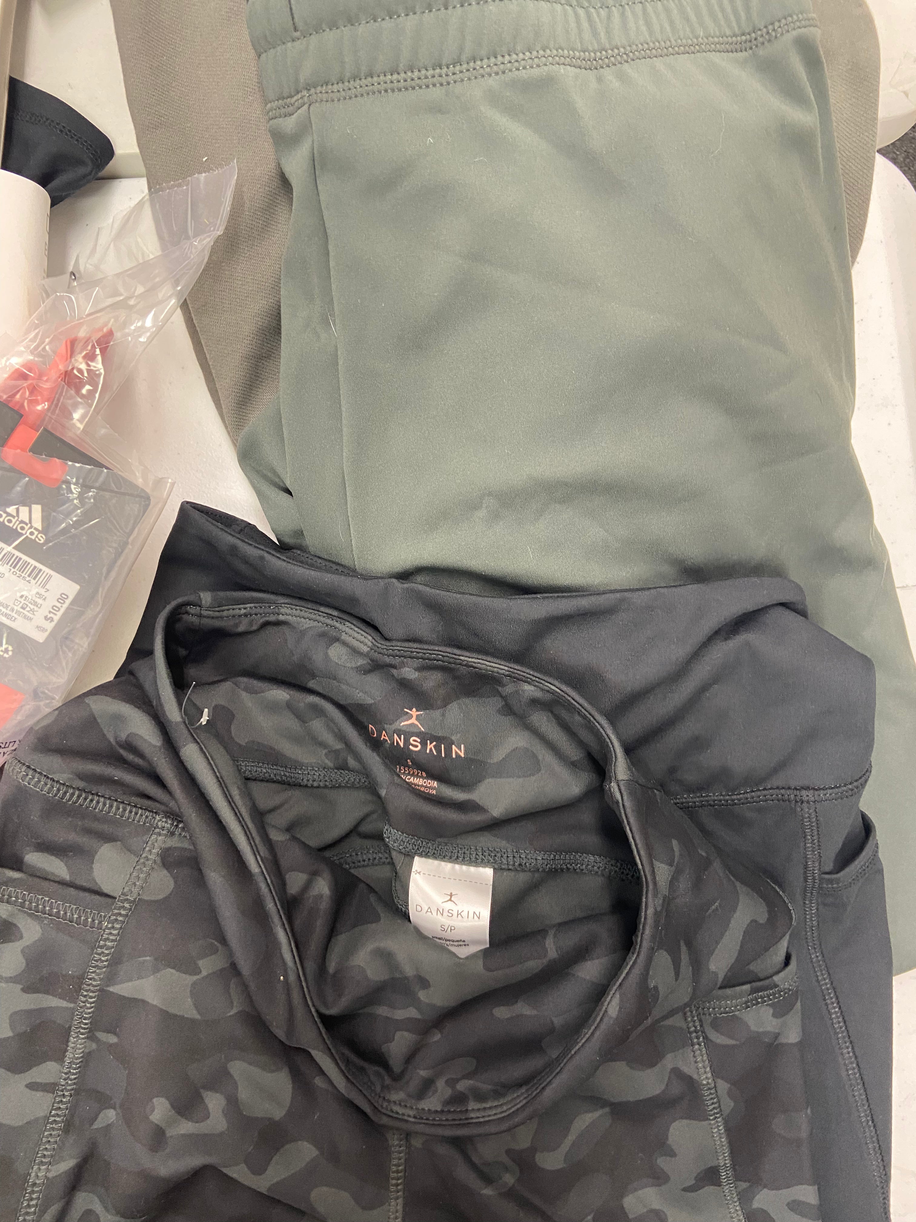 Women's Clothing Activewear Bottoms and Others Wholesale Lot, ADIDAS, SKETCHERS, SPYDER, DANSKIN, MATTY M, MONDETTA and more, 23 items, Shelf Pulls, MSRP $760