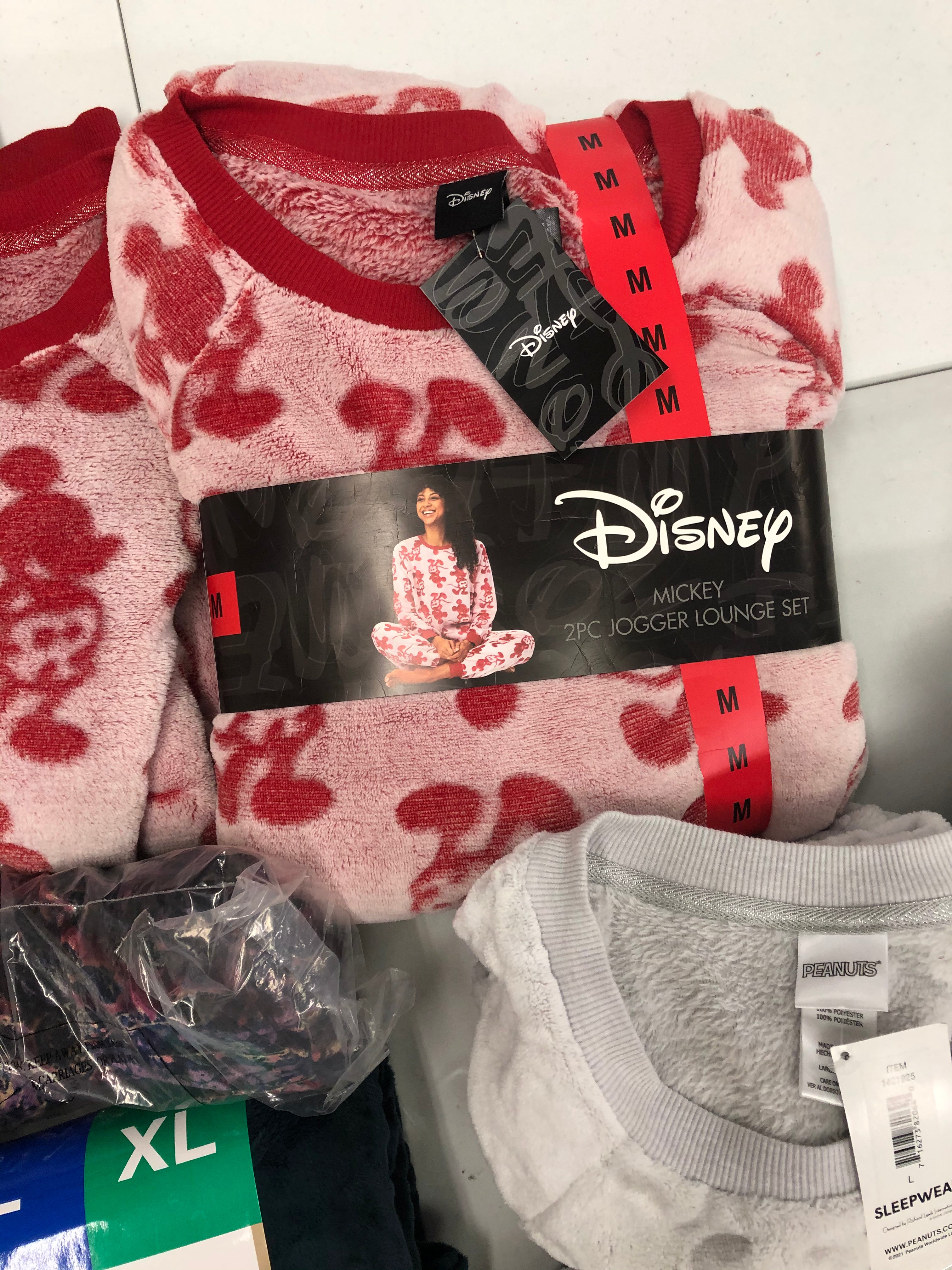 Women's Clothing Sleepwear Wholesale Lot, FREE PEOPLE, DISNEY, HONEYDEW and more, 7 items, Shelf Pulls, MSRP $462