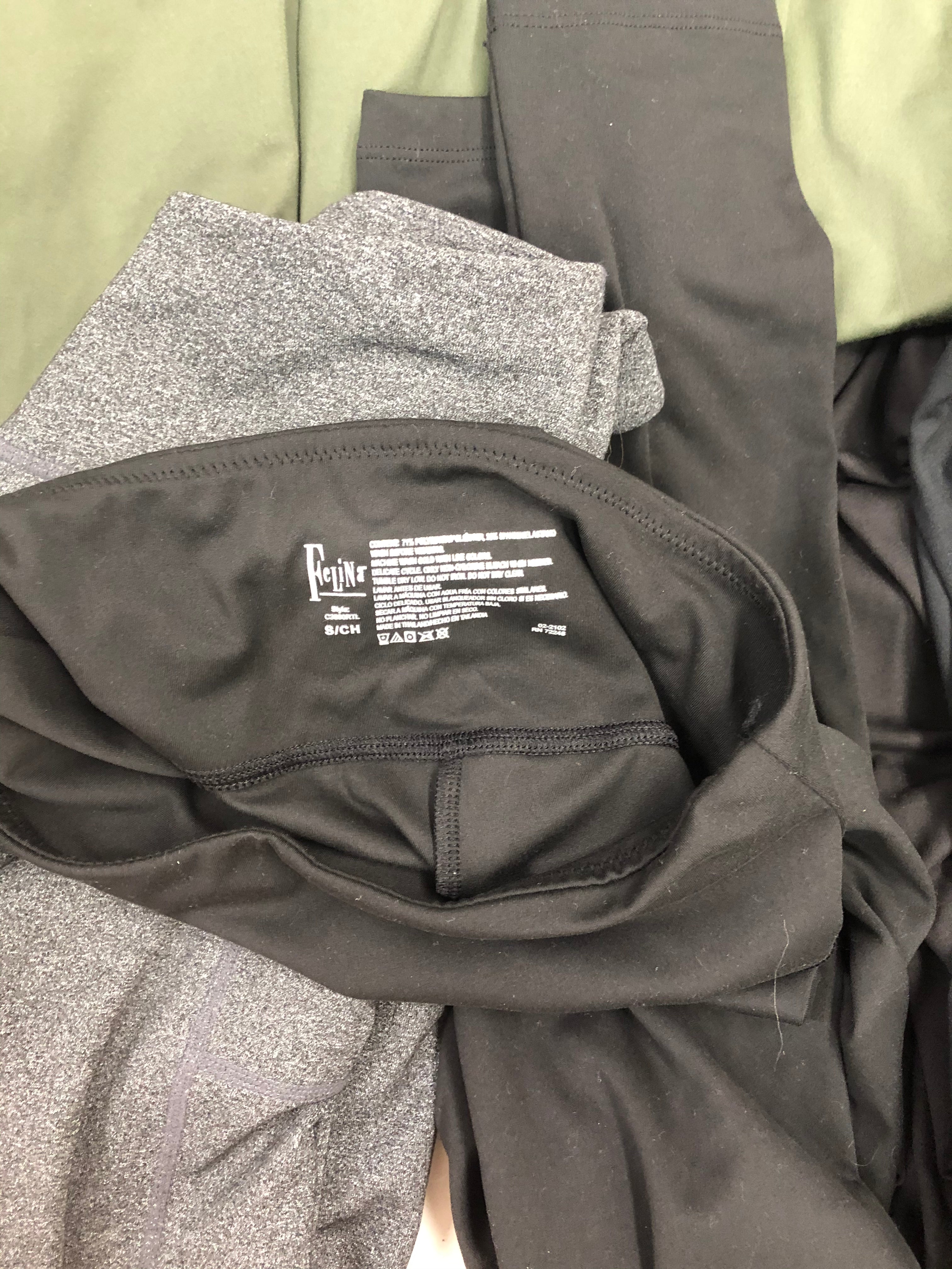 Women's Clothing Activewear Bottoms Wholesale Lot, FILA, CALVIN KLEIN, SKECHERS, FELINA, MONDETTA and more, 16 items, Shelf Pulls, MSRP $544