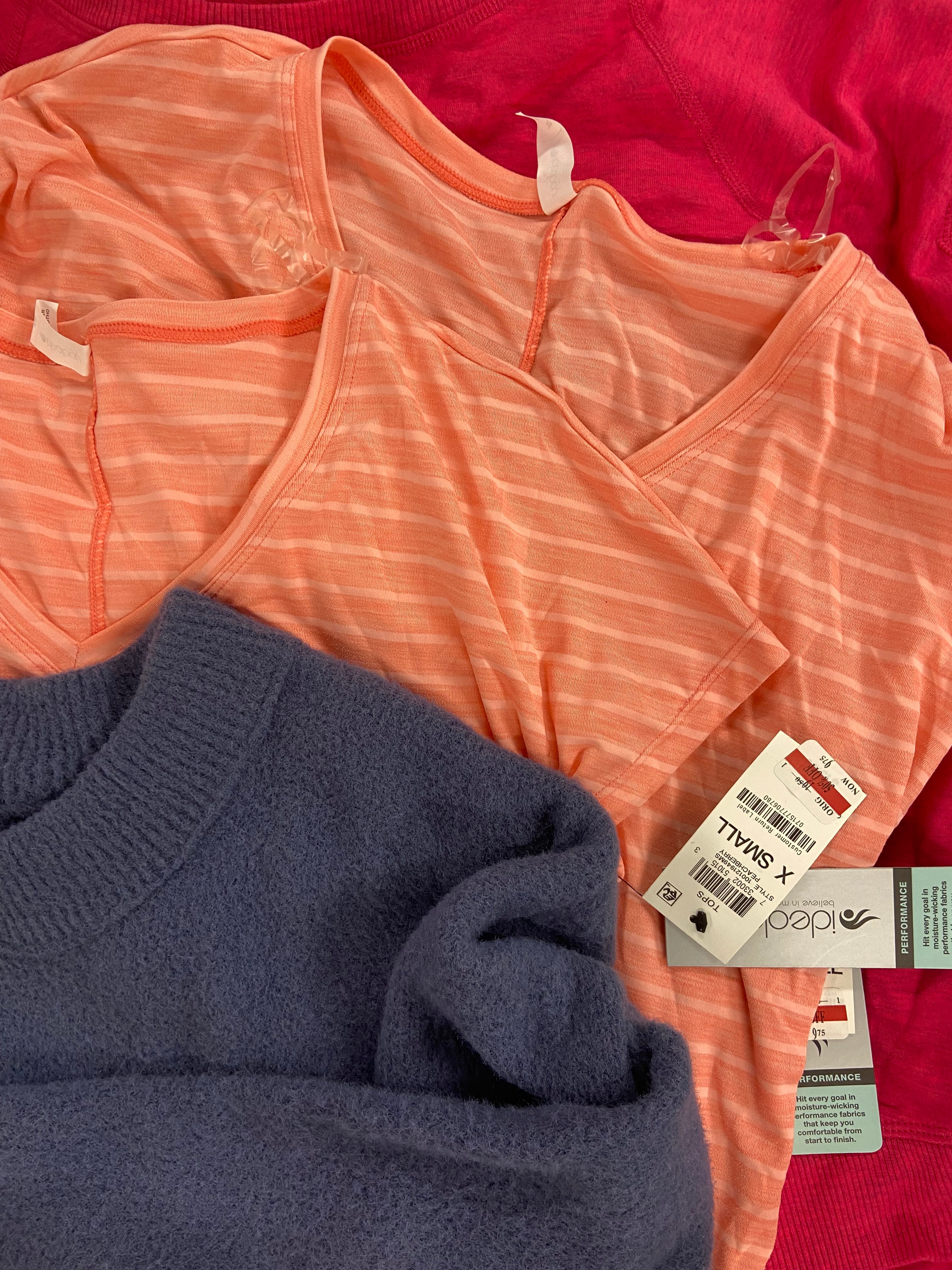 Women's Clothing Tops and Others Wholesale Lot, TOMMY HILFIGER, POLO RALPH LAUREN, FREE PEOPLE, IDEOLOGY, 13 items, Shelf Pulls, MSRP $775