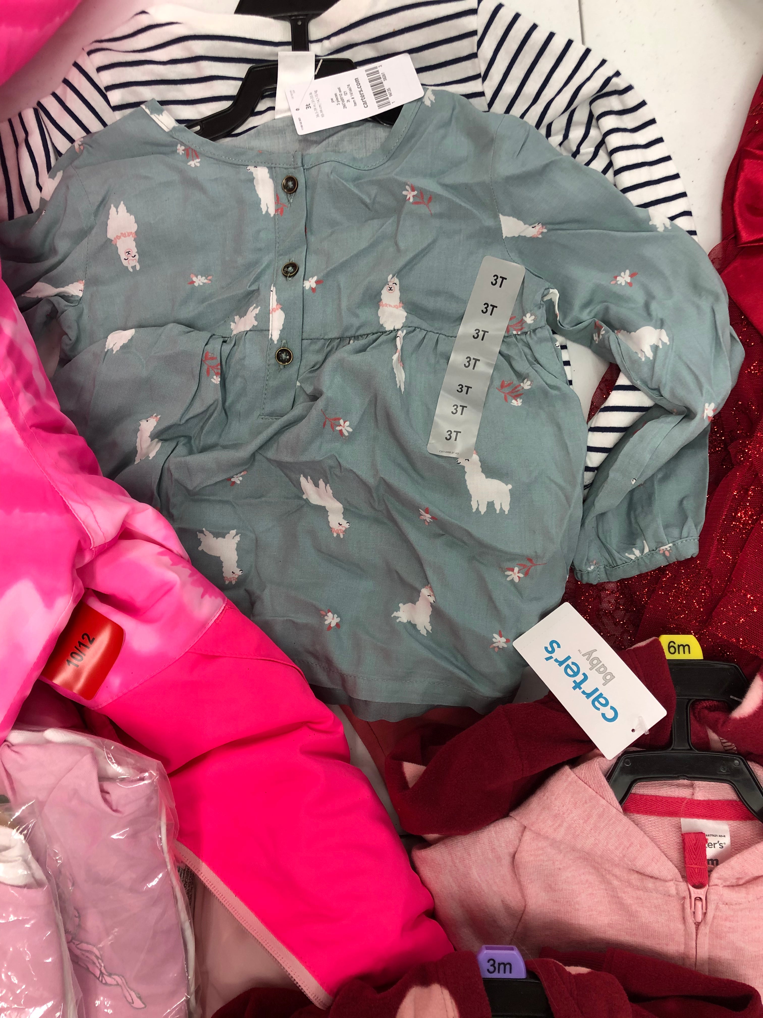 Kid's Girls Clothing Wholesale Lot, HURLEY, PUMA, BCBG, CARTERS, JONA MICHELLE, and more, 12 items, New, MSRP $446