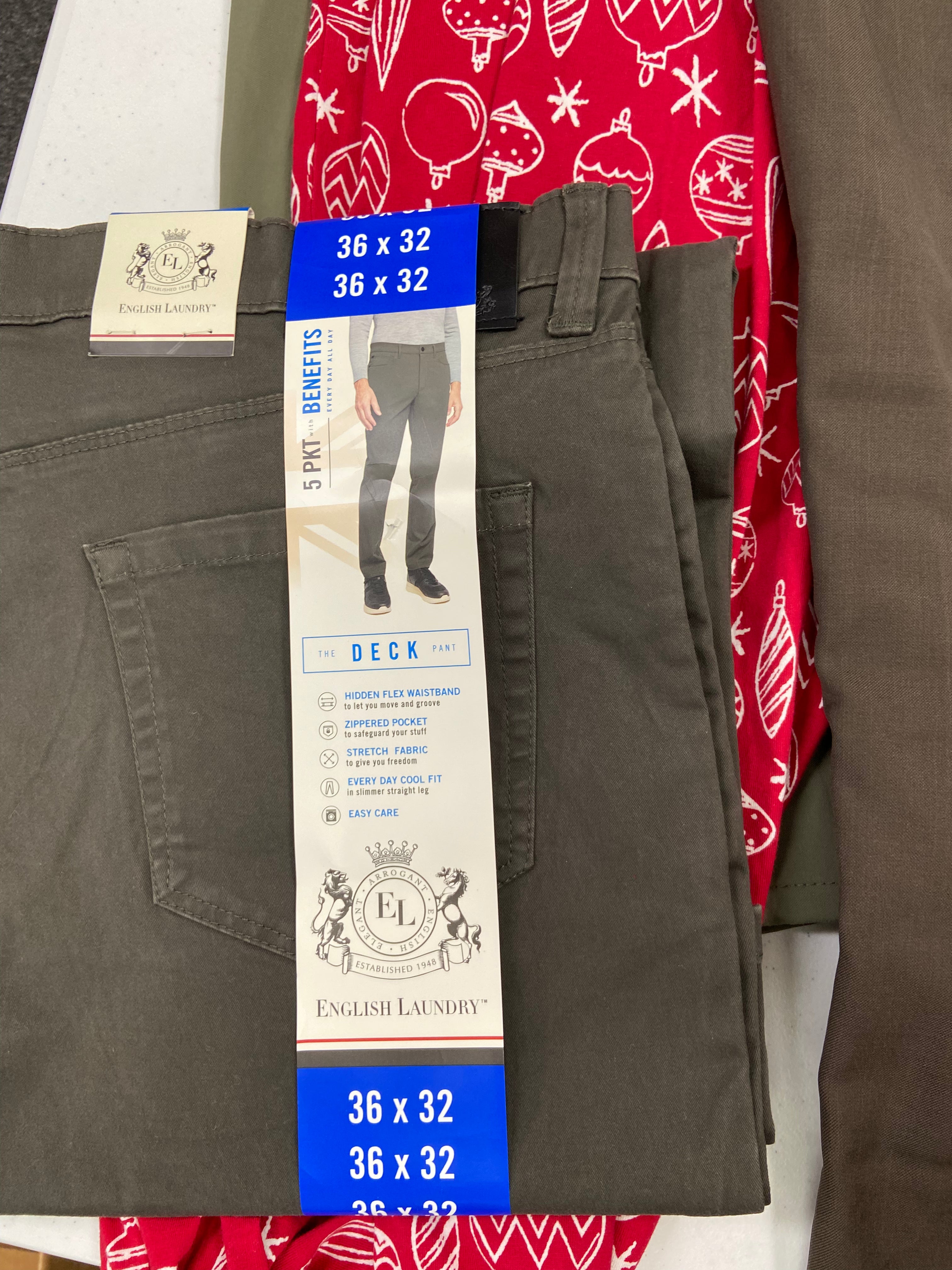 Men's Clothings Bottoms  Wholesale Lot, ADIDAS, BUFFALO DAVID BITTON, LUCKY BRAND, ENGLISH LAUNDRY, WEATHERPROOF VINTAGE and more, 8 items, CUSTOMER RETURNS
