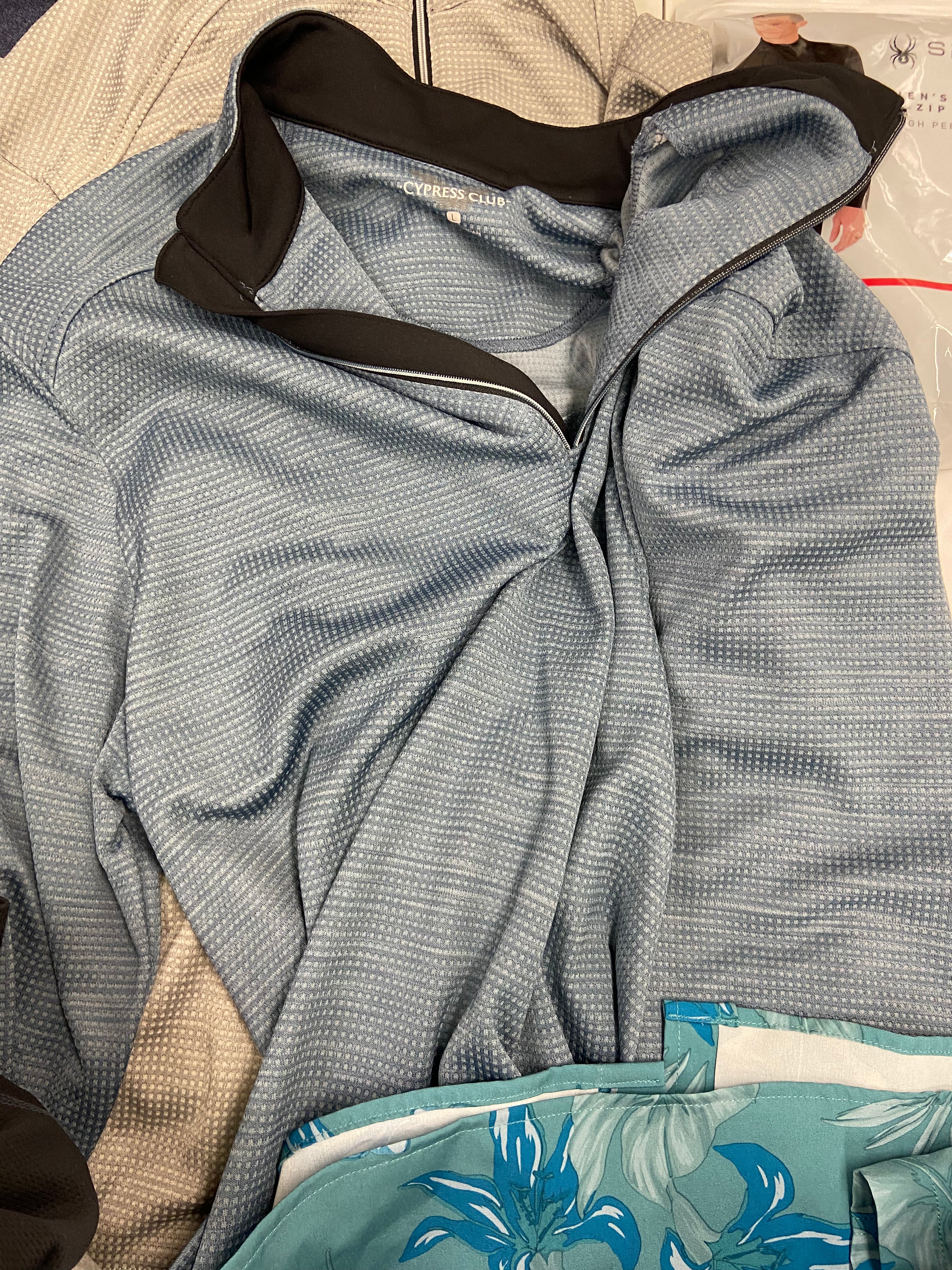 Men's Clothings Tops Wholesale Lot, PUMA, FILA, ORVIS, WEATHERPROOF, EDDIE BAUER, SPIDER, ALFANI, CYPRESS CLUB  and more, 14 items, CUSTOMER RETURNS