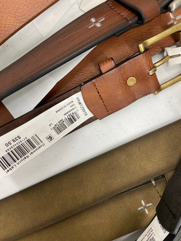 Men's Belts Wholesale Lot, SUN + STONE, 15 items, Shelf Pulls, MSRP $593