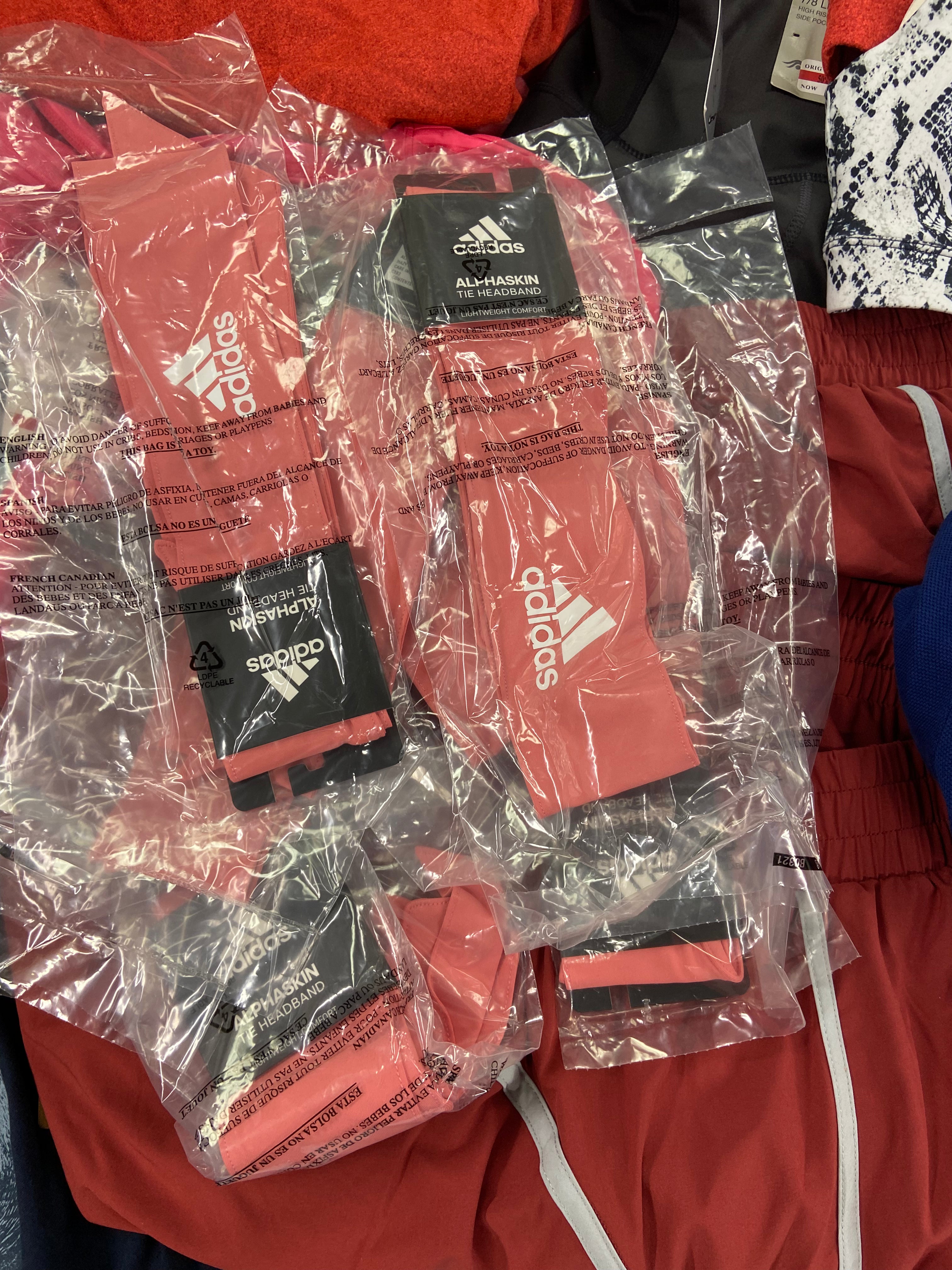 Women's Clothing Activewear Wholesale Lot, LACOSTE, ADIDAS, NIKE, THE NORTH FACE, CK PERFORMANCE, and more, 27 items, Shelf Pulls, MSRP $797