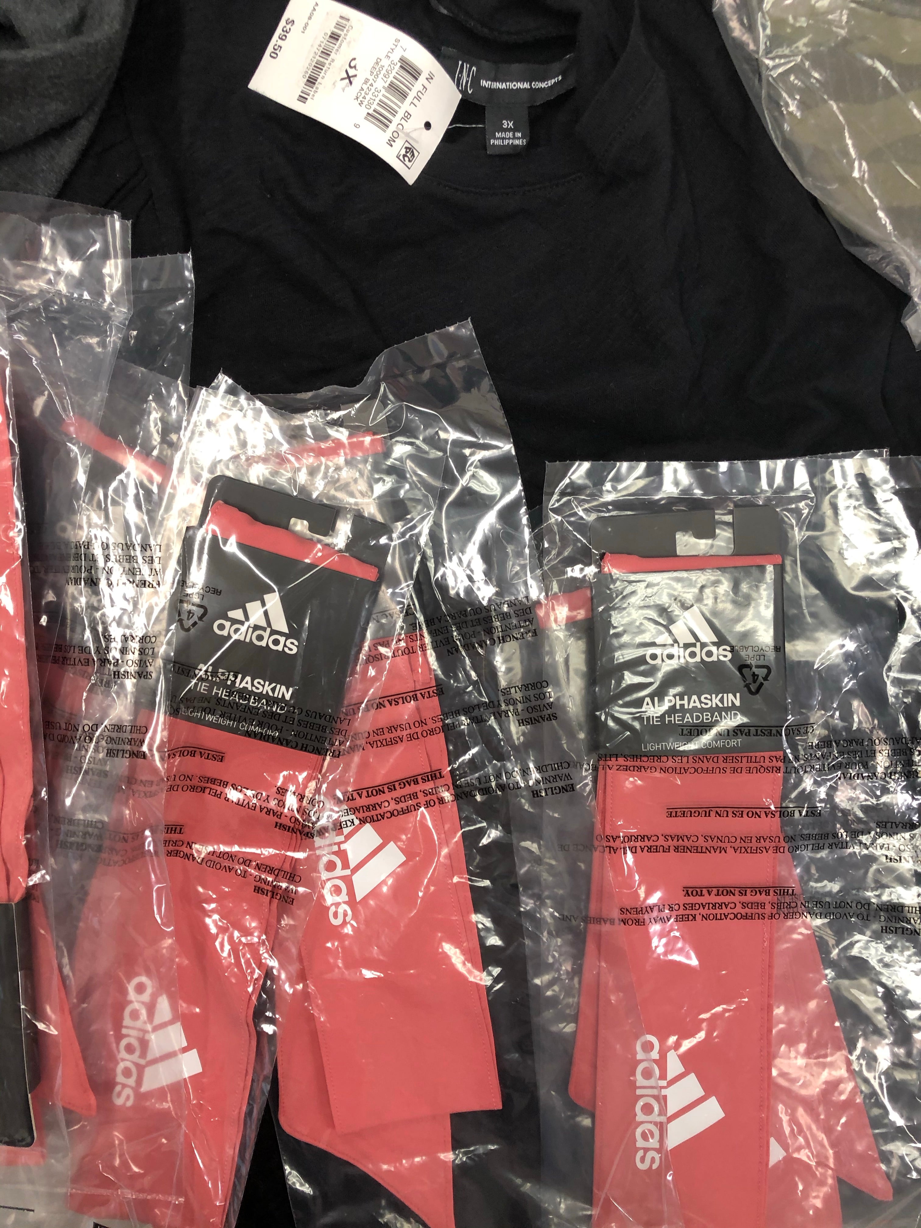 Women's Clothing Wholesale Lot, ADIDAS, CALVIN KLEIN, KAREN & SCOTT, INC, TREKMATES and more, 21 items, Shelf Pulls, MSRP $447