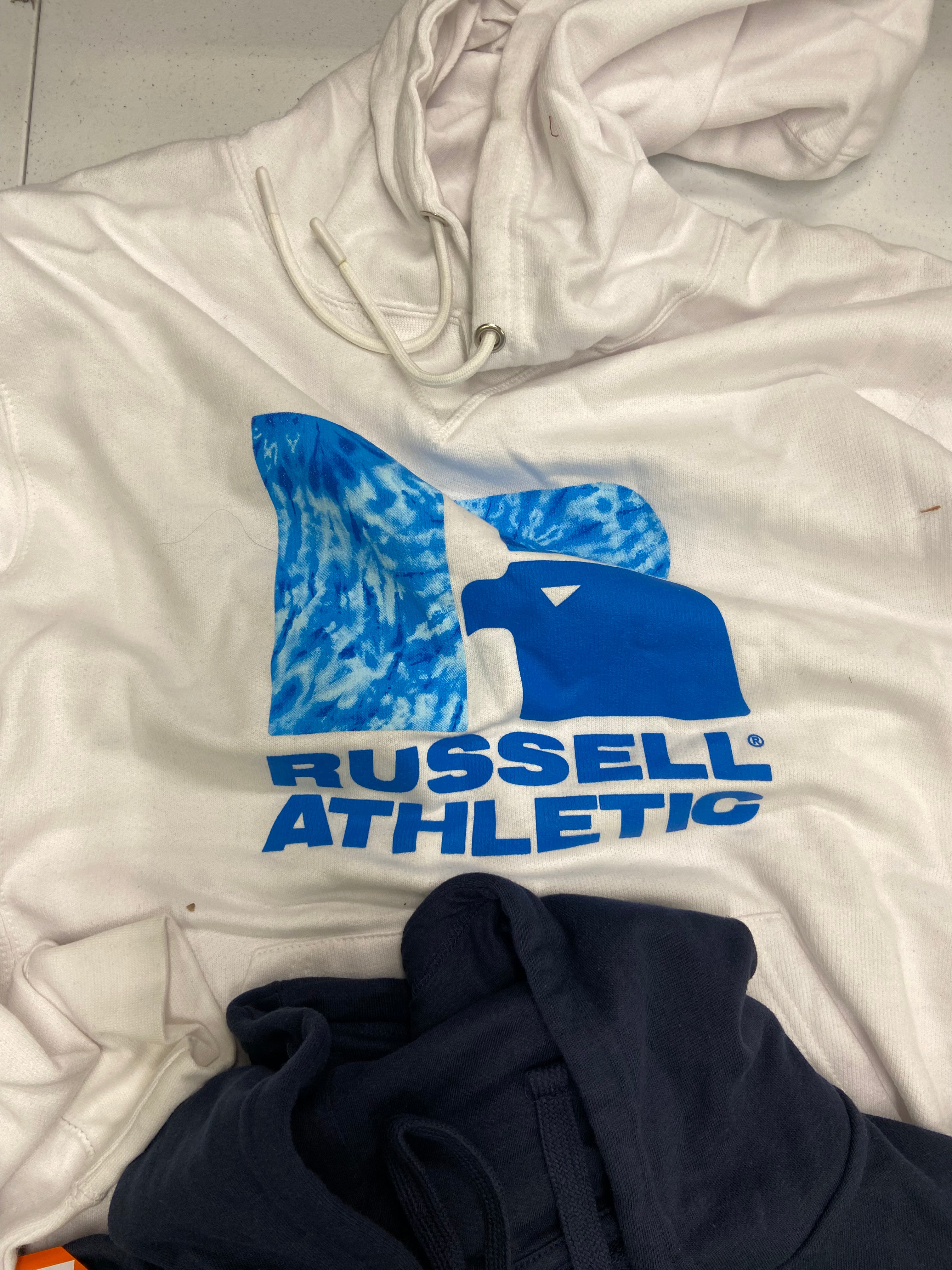 Men's Clothing Tops Wholesale Lot, RUSSELL ATHLETIC, RUGGED ELEMENT, CHAMPION, AMERICAN APPAREL and more, 16 items, Shelf Pulls, MSRP $664