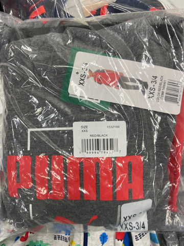 Kid, Youth Clothing Assorted Wholesale Lot, PUMA, ADIDAS, NEW BALANCE, COLUMBIA, WEATHERPROOF  and more, 14 items, Shelf Pulls, MSRP $574