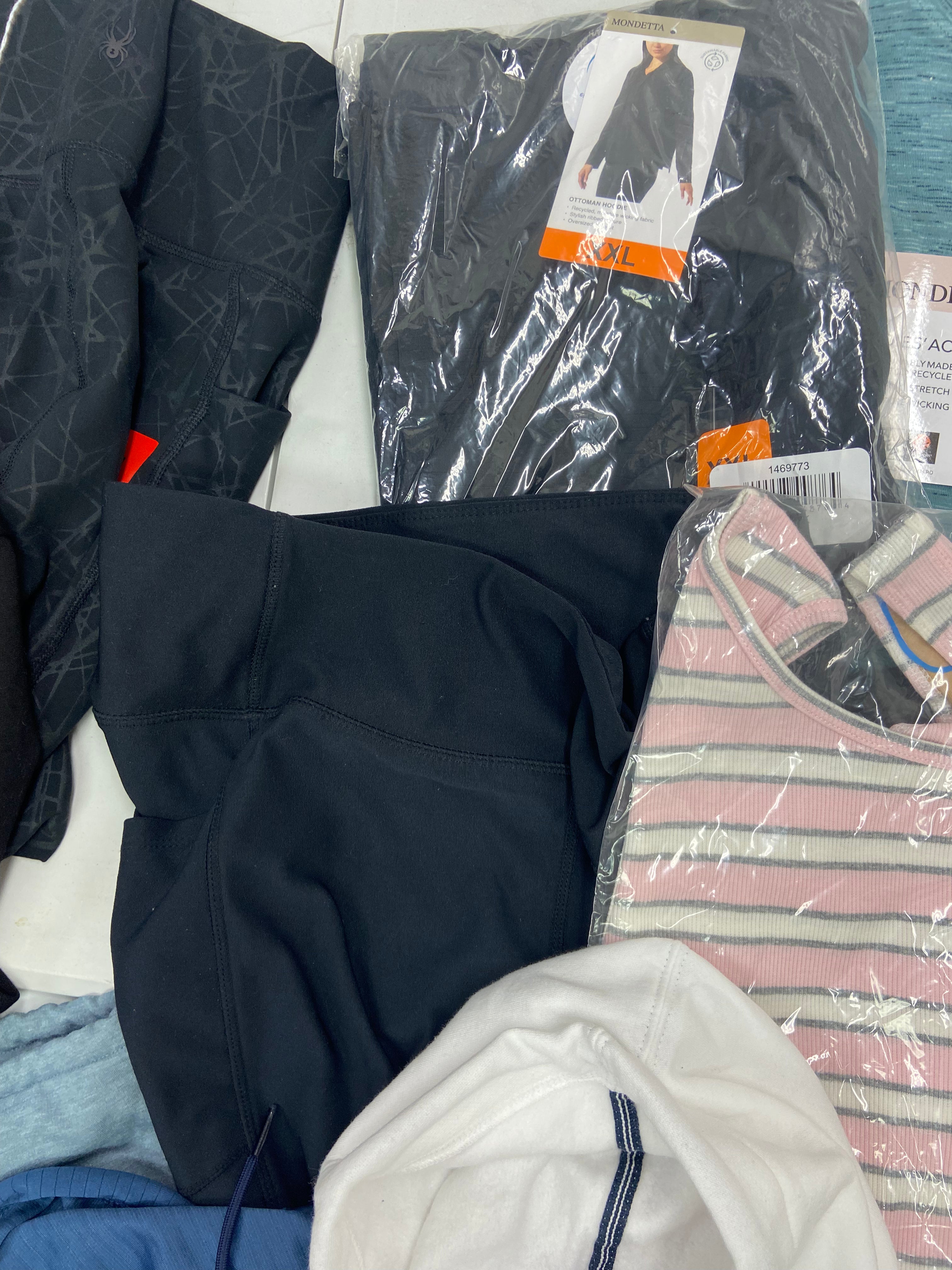 Women's Clothing Activewear and Others Wholesale Lot, ADIDAS, DKNY, NAUTICA, SPYDER, MONDETTA and more, 24 items, Shelf Pulls, MSRP $762