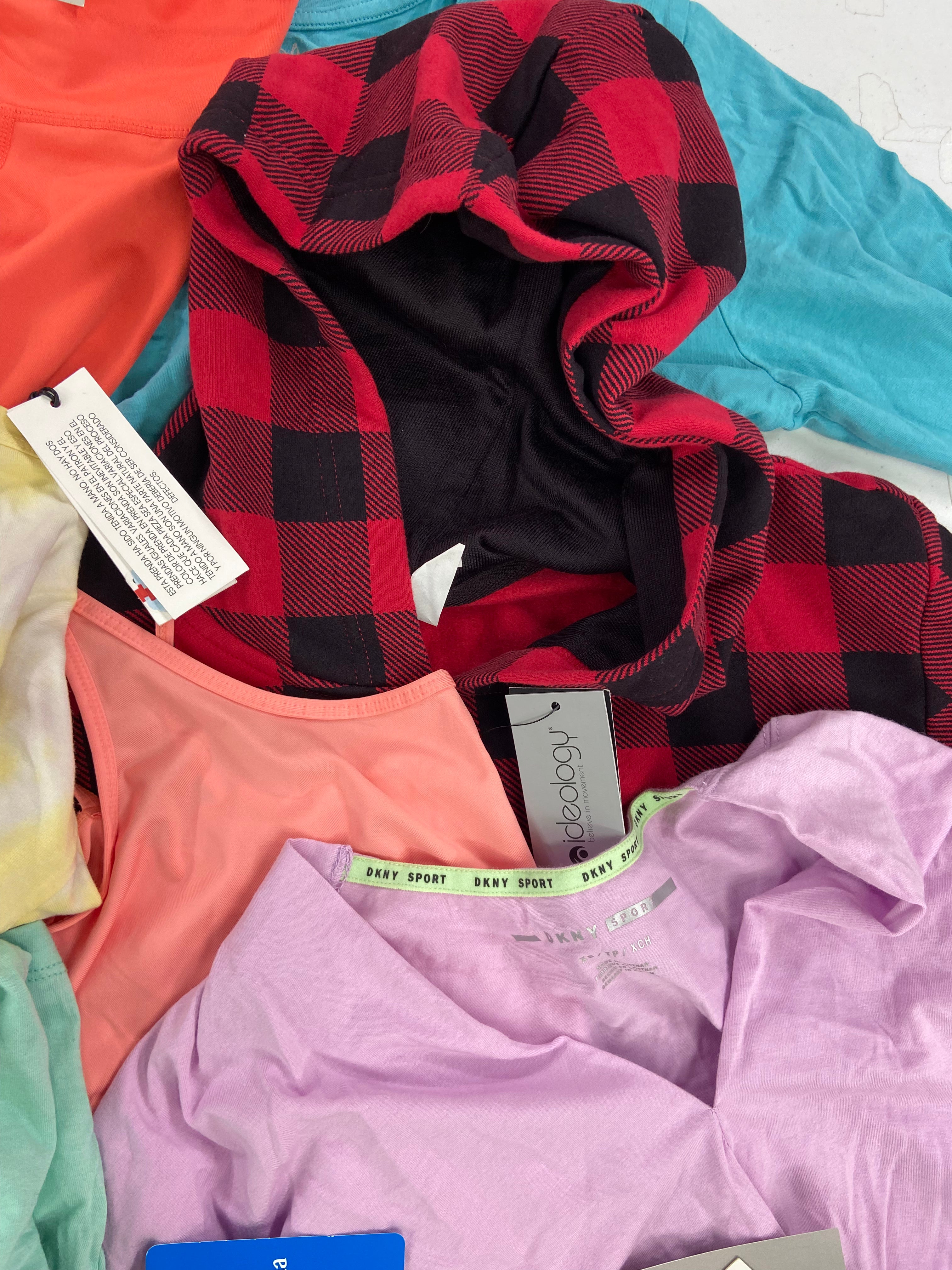 Women's Clothing Activewear Wholesale Lot, UNDER ARMOUR, NIKE, DKNY, ADIDAS, and more, 22 items, Shelf Pulls, MSRP $783