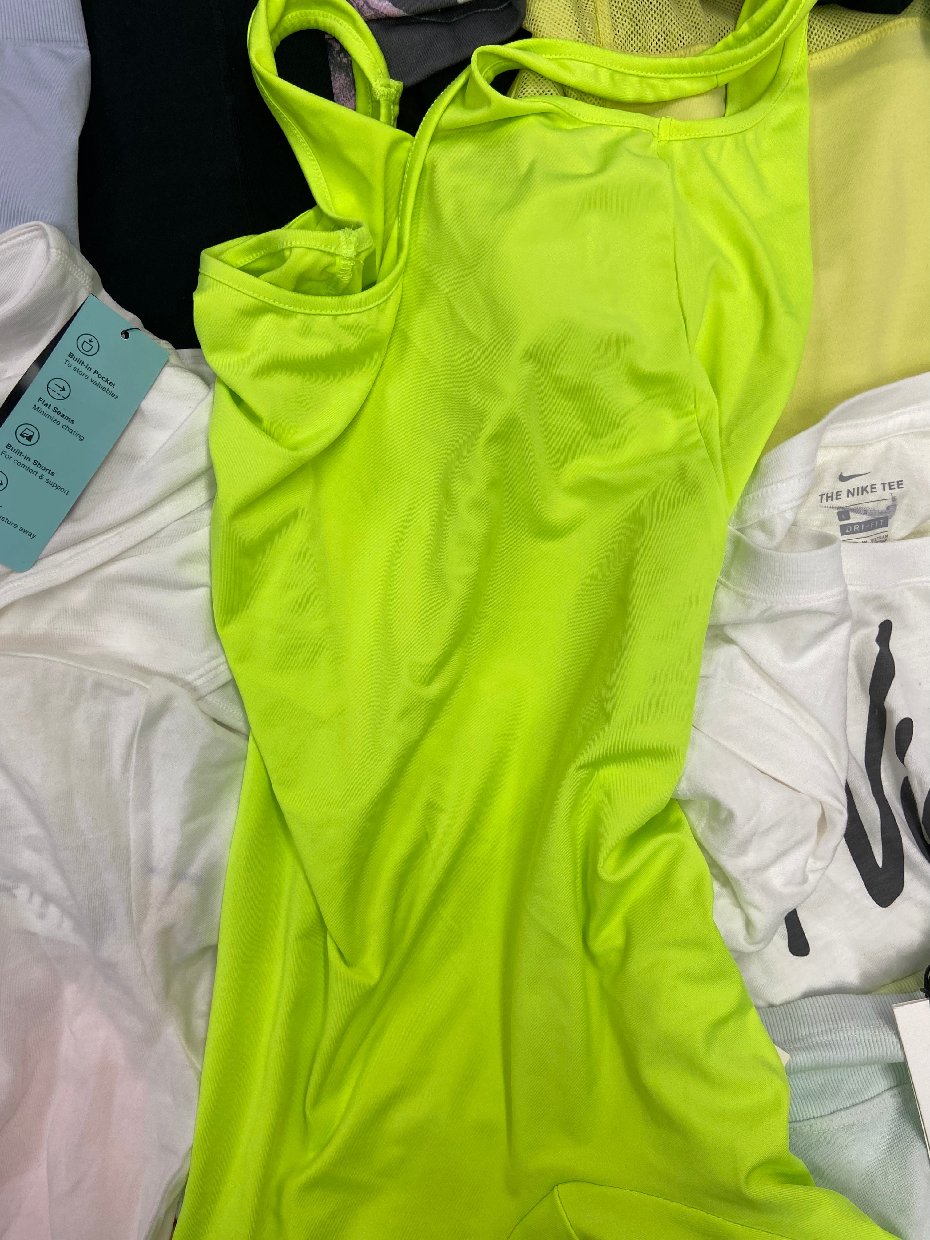 Women's Clothings Activewear, Wholesale Lot, NIKE, DKNY, CALVIN KLIEN, ADIDAS, ORVIS, SPIDER, 32 DEGREES, DANSKIN, COTTON ON, IDEOLOGY and more, 24 items, CUSTOMER RETURNS
