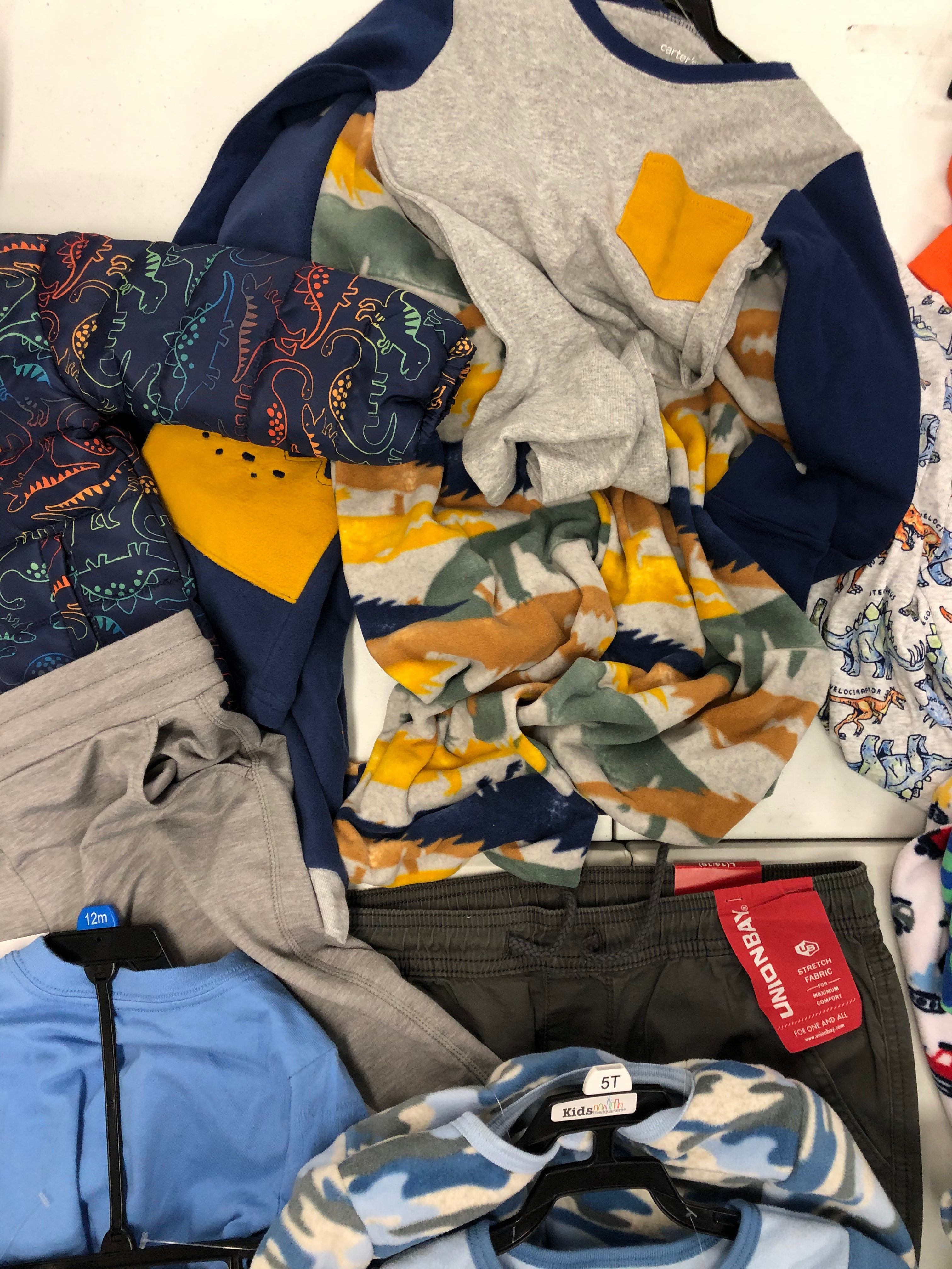 Kid's Boys Clothing Wholesale Lot, UNION BAY, 32 DEGREES, CARTERS, KIDS HEADQUARTERS, LITTLE ME and more, 11 items, New, MSRP $355