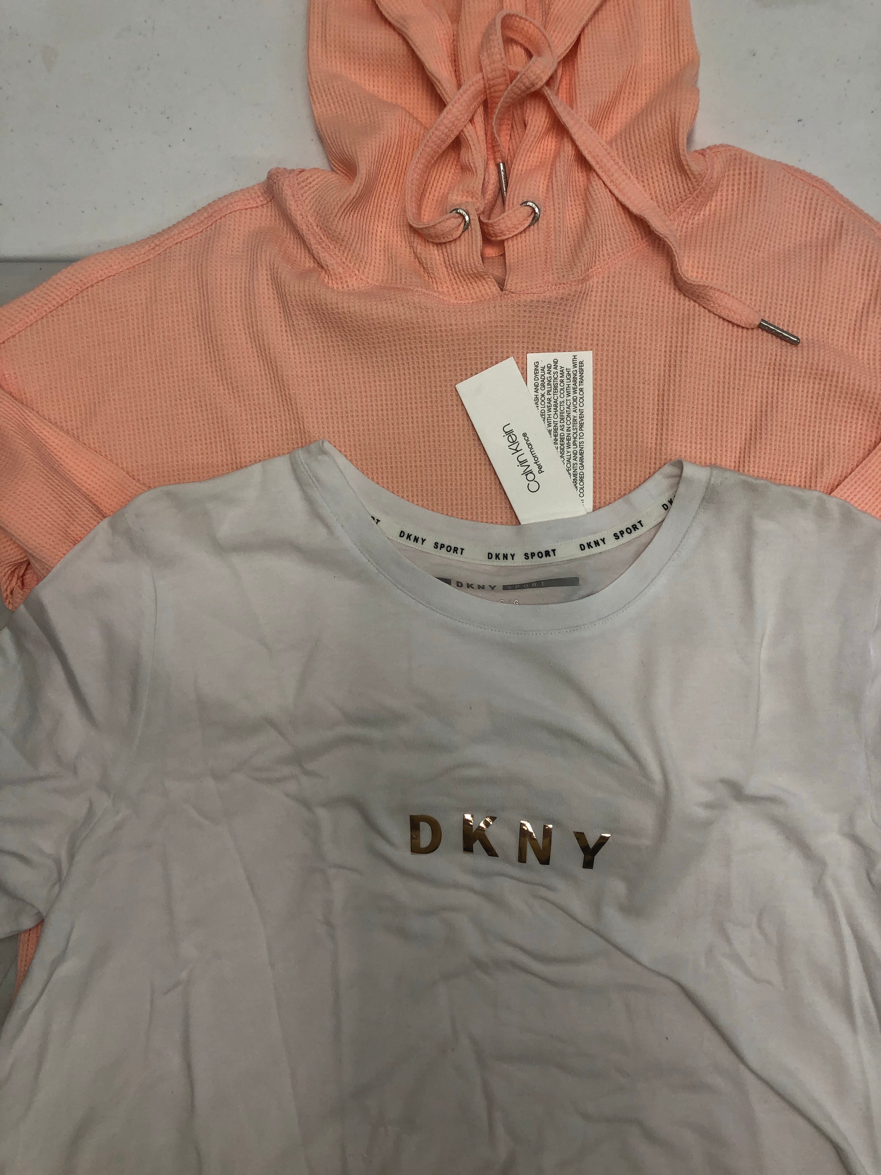 Women's Clothing Active Top Wholesale Lot, Adidas, DKNY, Calvin Klein, Ideology and more, 21 Units, Shelf Pulls, MSRP $862