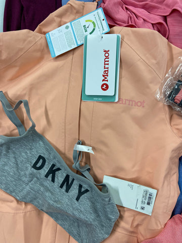 Women's Clothing Activewear Wholesale Lot, MARMOT, UNDER ARMOUR, DKNY, NATORI, ADIDAS, NIKE, IDEOLOGY, 28 items, Shelf Pulls, MSRP $959
